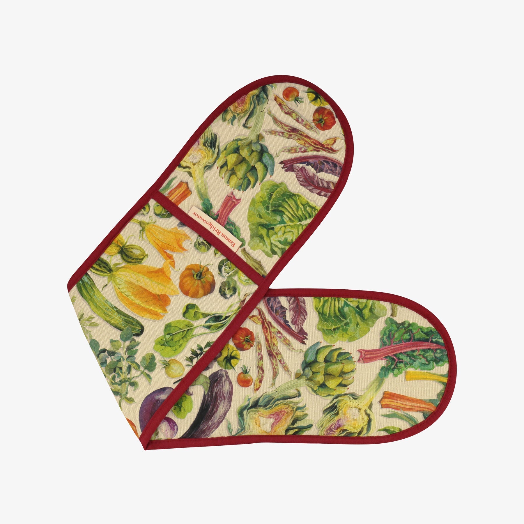 Emma Bridgewater  Vegetable Garden Linen Blend Double Oven Glove