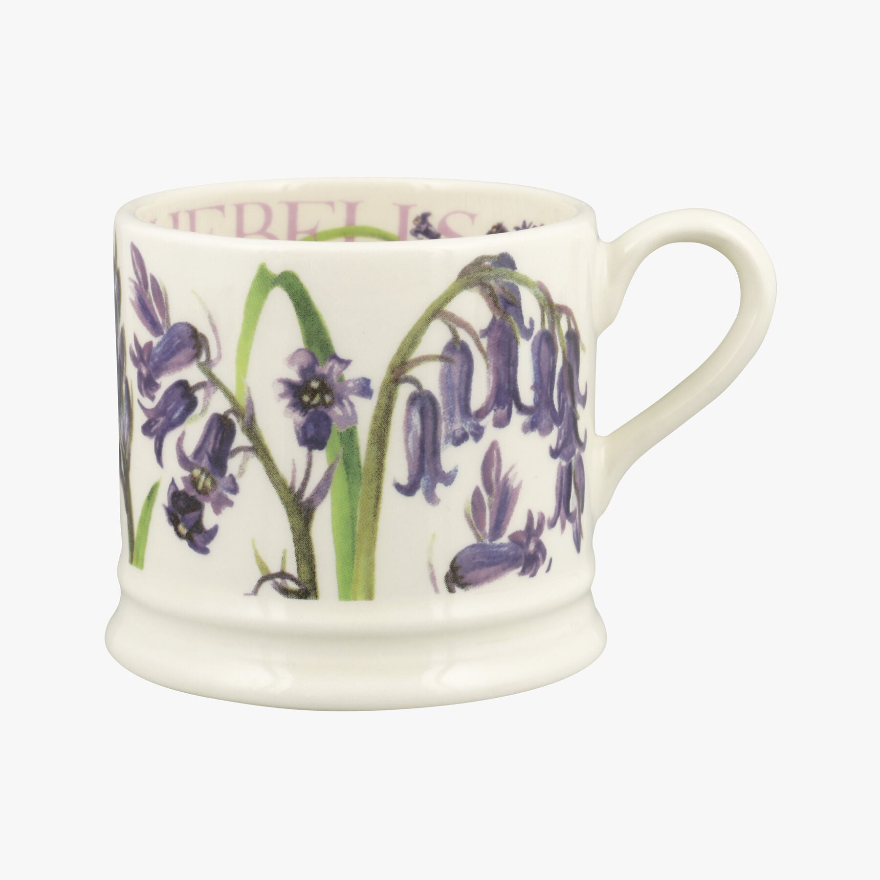 Bluebell Small Mug - Unique Handmade & Handpainted English Earthenware Tea/Coffee Mug  | Emma Bridge