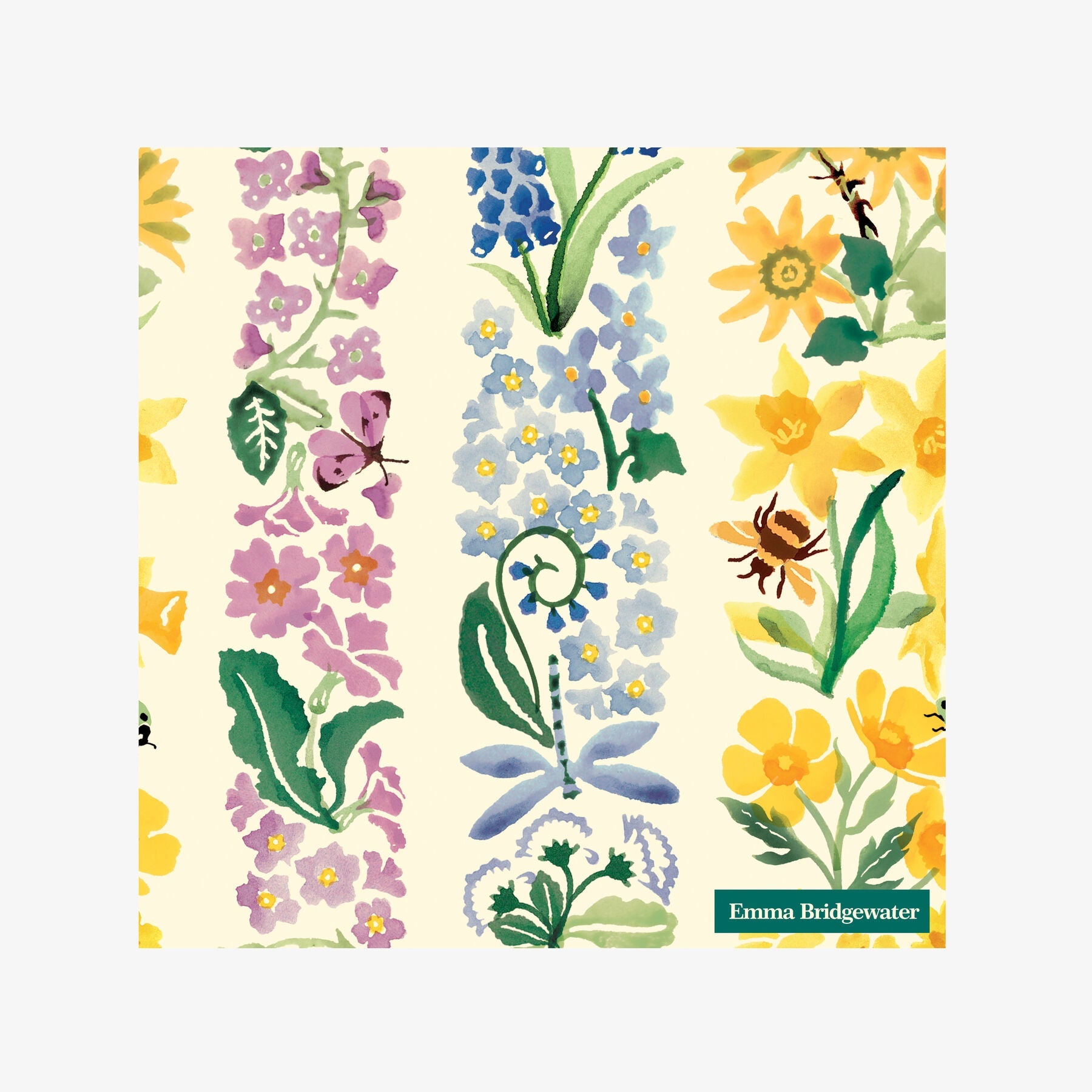 Emma Bridgewater |  Wildflower Walks Lunch Napkins (Pack of 20)