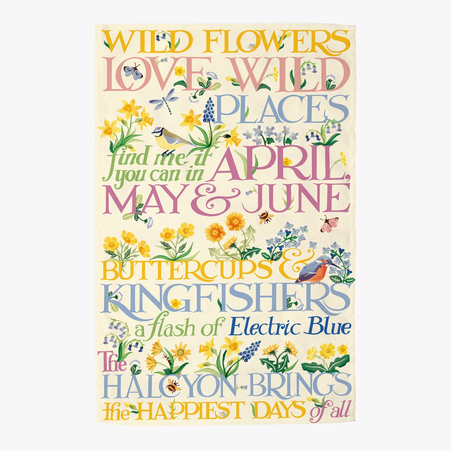 Emma Bridgewater  All The Joys Of Spring Tea Towel