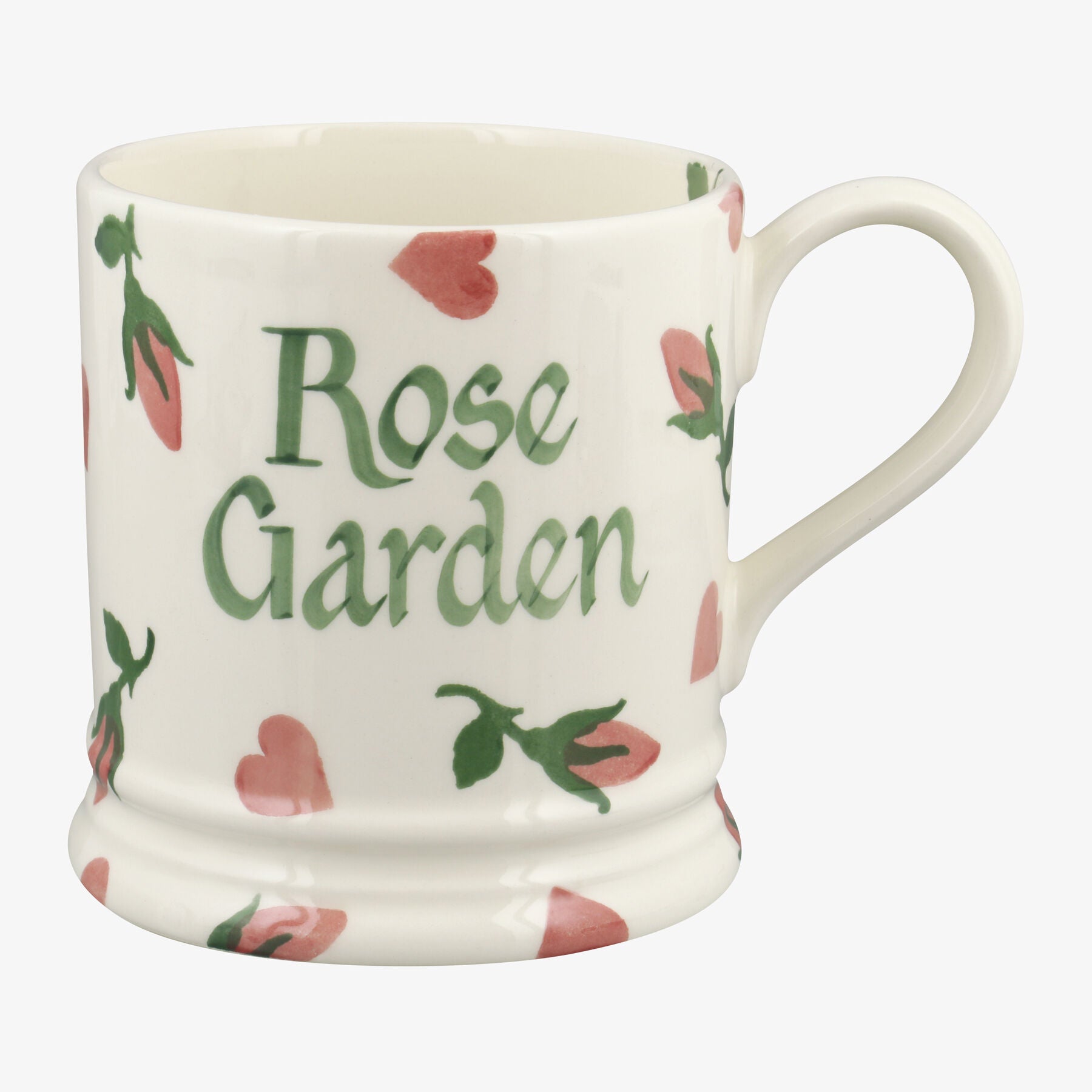 Personalised Little Rose Bud 1 Pint Mug  - Customise Your Own Pottery Earthenware  | Emma Bridgewate