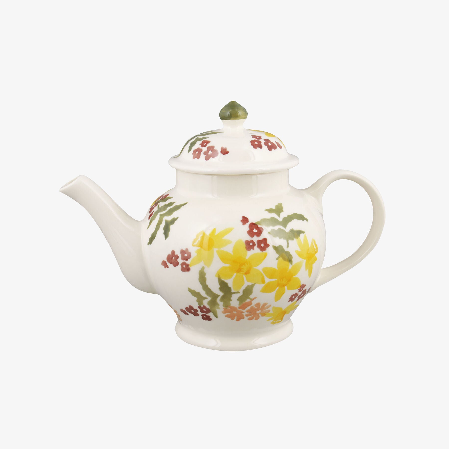 Emma Bridgewater  Wild Daffodils 3 Mug Teapot - Unique Handmade & Handpainted English Earthenware Vi