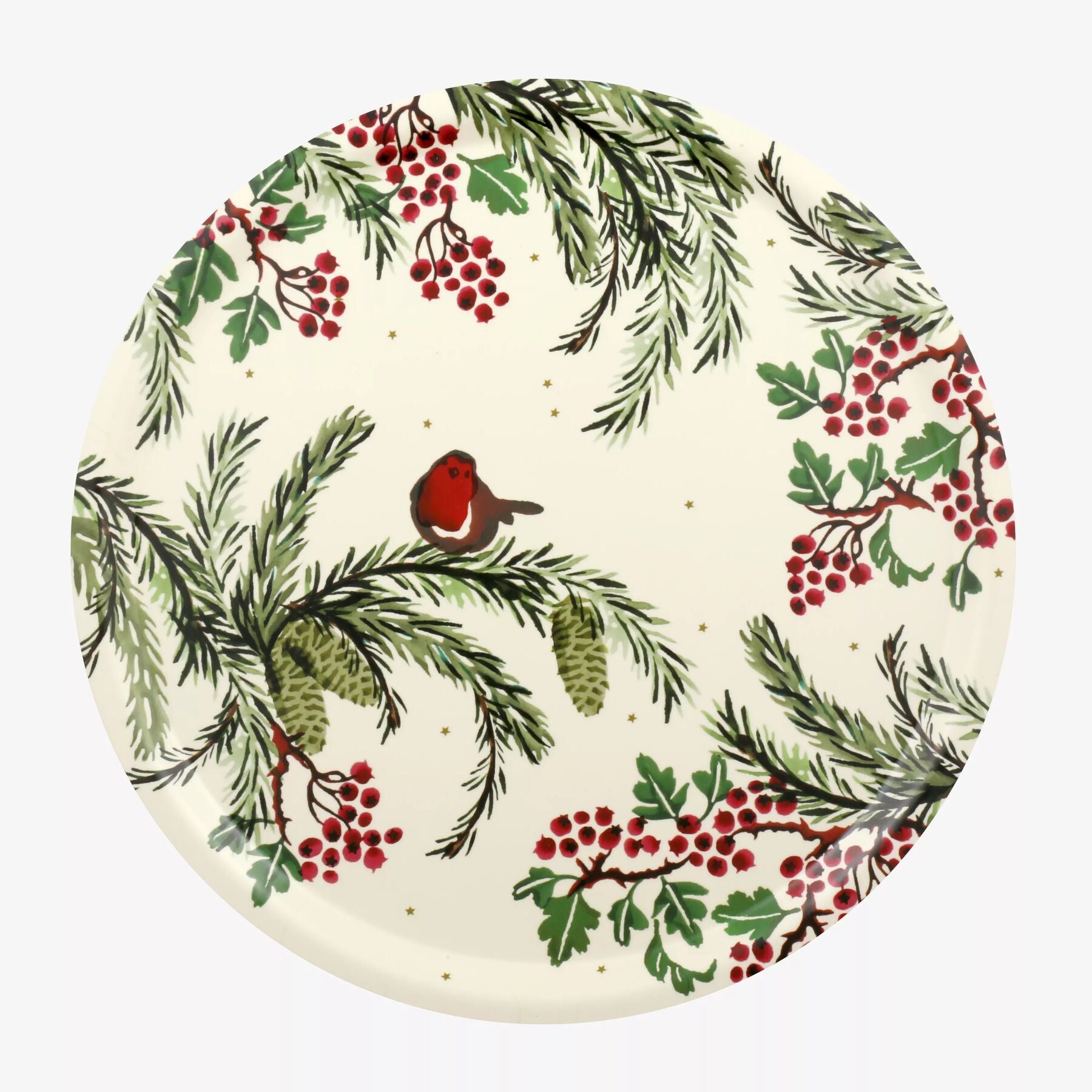 Spruce Round Birch Tray  | Emma Bridgewater - Christmas Tableware and Serveware