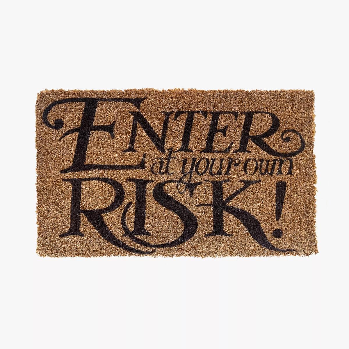 Emma Bridgewater |  Enter At Your Own Risk Medium Doormat