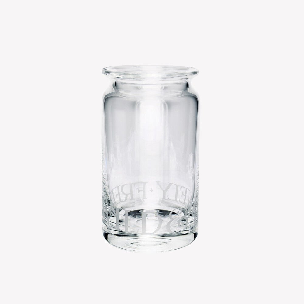 Black Toast Medium Glass Jar Vase - Unique Hand-Etched Piece  | Emma Bridgewater