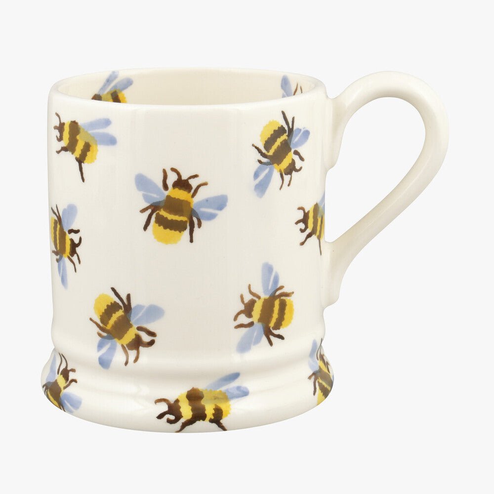 Emma Bridgewater  Seconds Bumblebee 1/2 Pint Mug - Unique Handmade & Handpainted English Earthenware