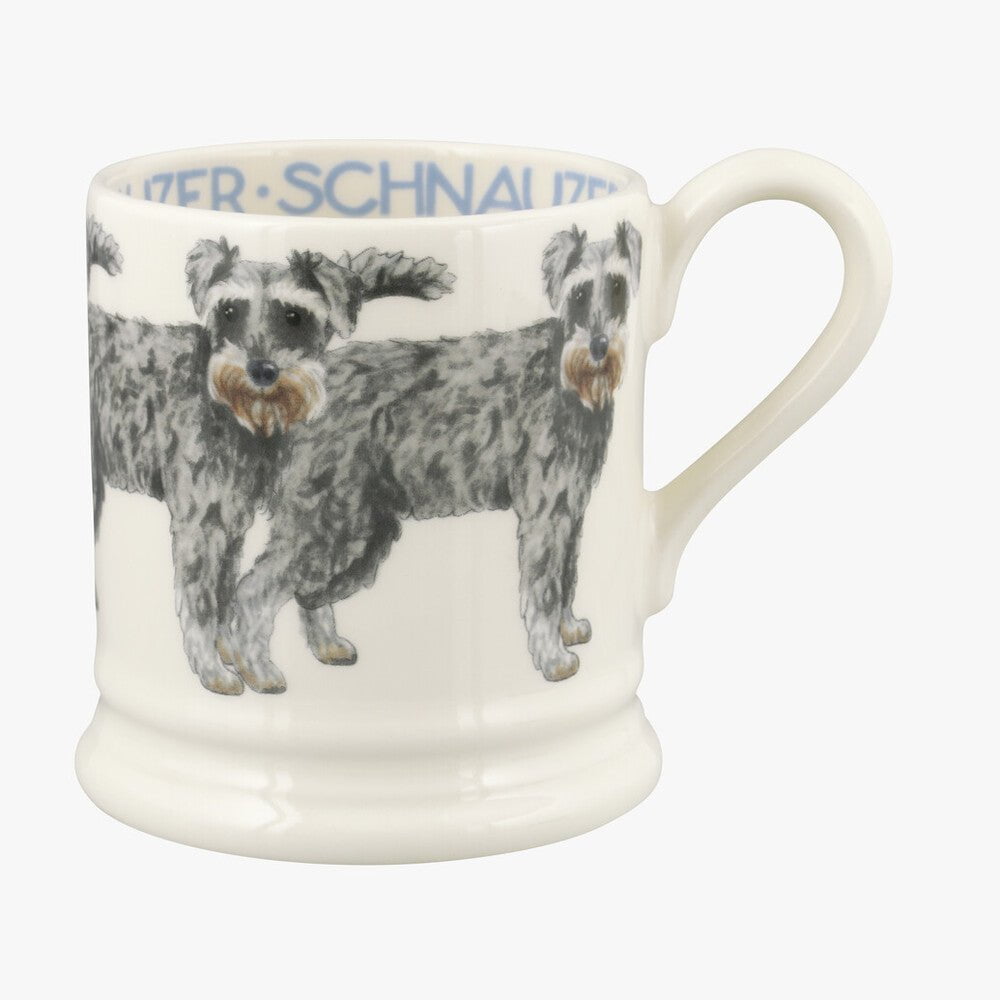 Emma Bridgewater  Seconds Schnauzer 1/2 Pint Mug - Unique Handmade & Handpainted English Earthenware