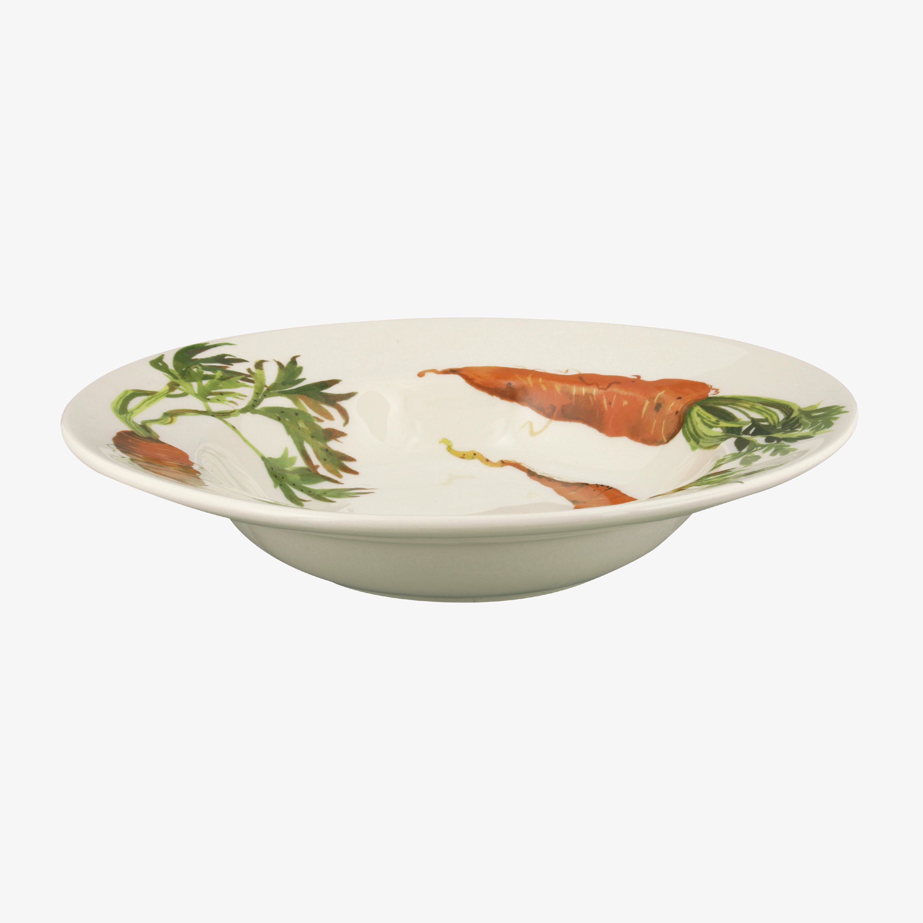 Emma Bridgewater  Carrots Soup Plate - Unique Handmade & Handpainted English Earthenware British-Mad