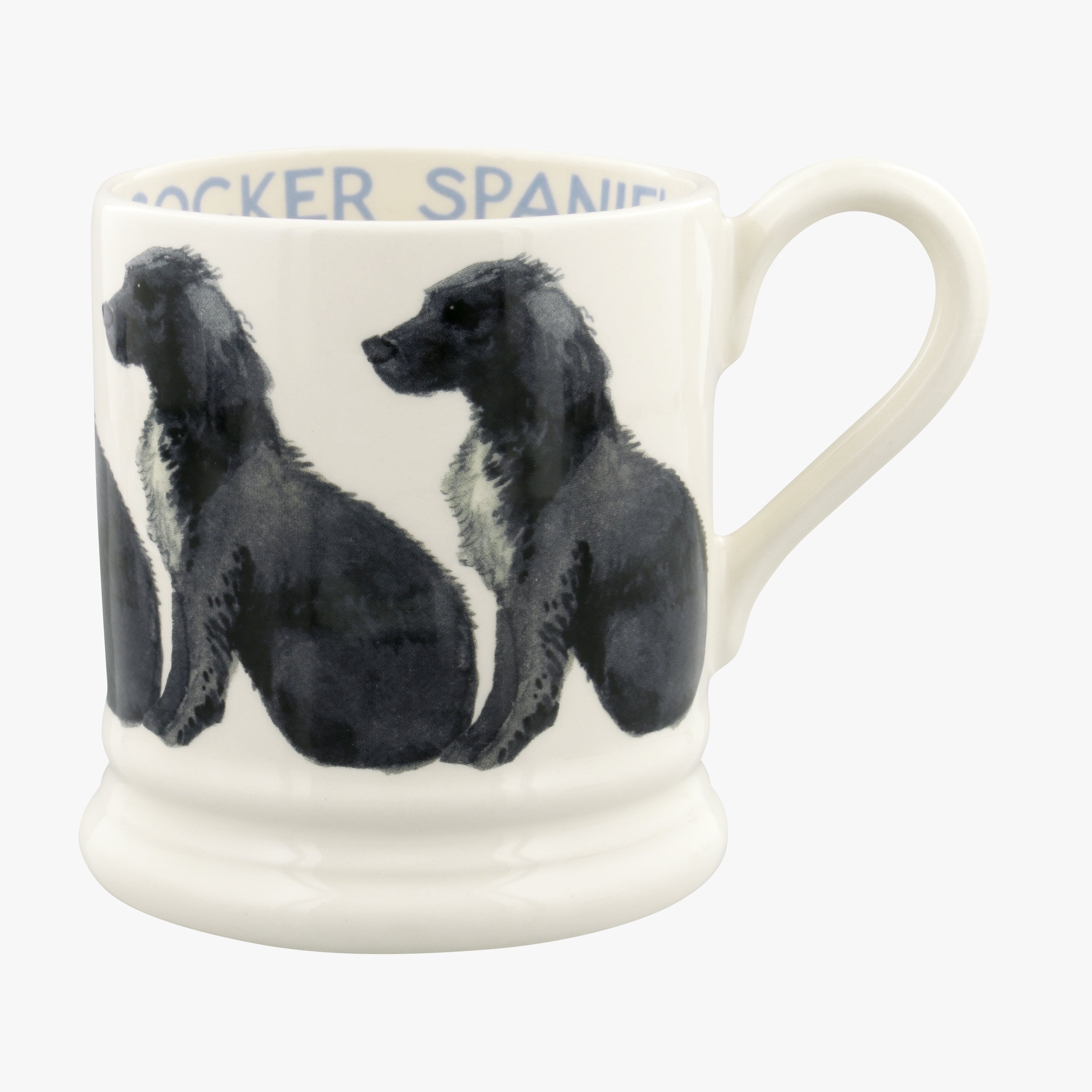 Emma Bridgewater  Dogs Cocker Spaniel 1/2 Pint Mug - Unique Handmade & Handpainted English Earthenwa