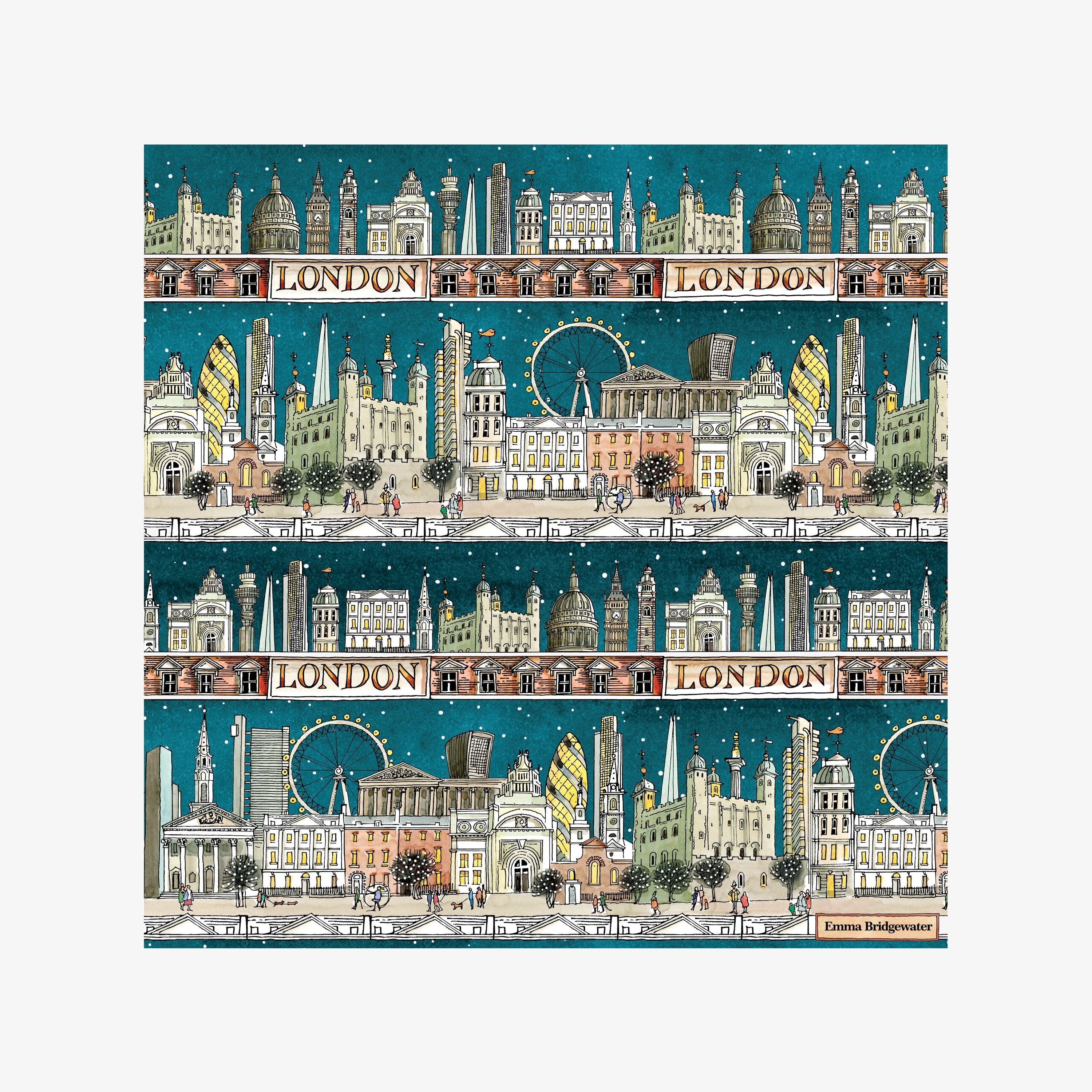 Cities Of Dreams London At Night Lunch Napkins