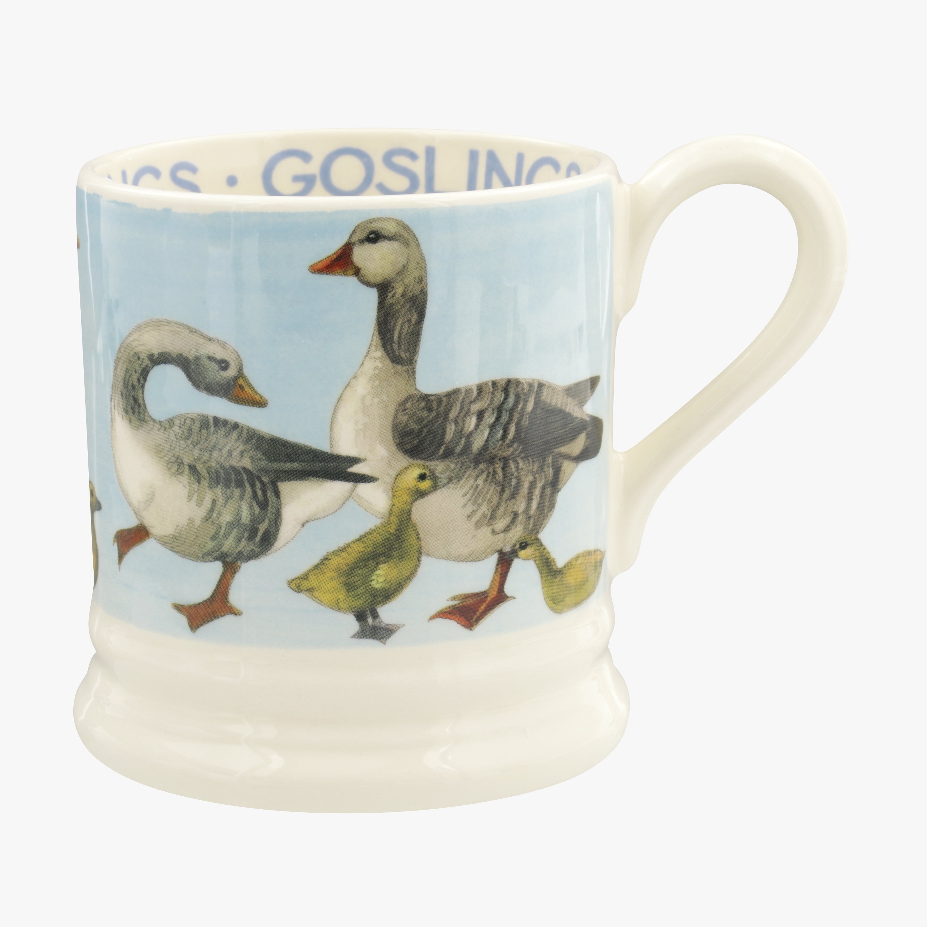 Bright New Morning Goose & Goslings 1/2 Pint Mug