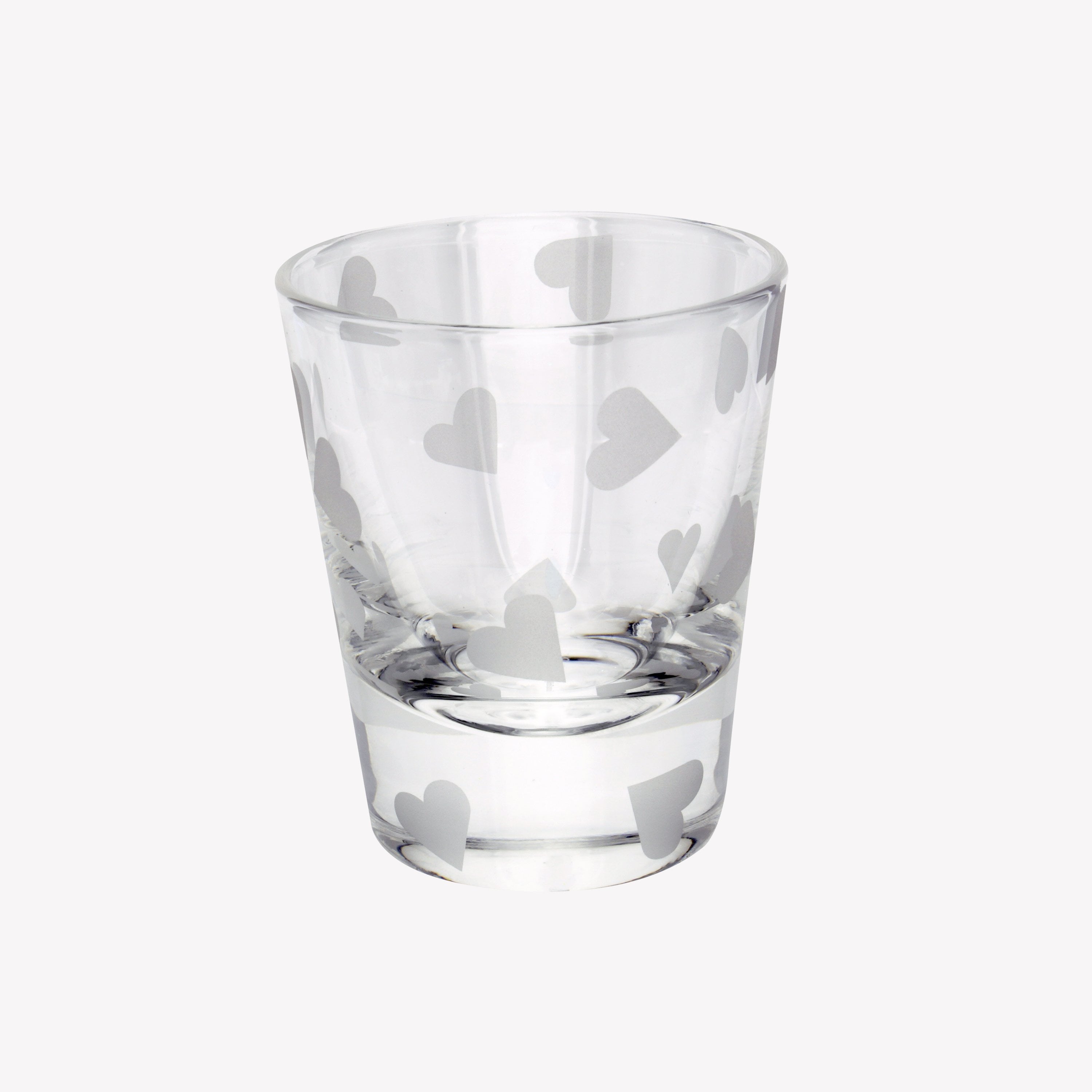 Hearts Small Glass Tumbler