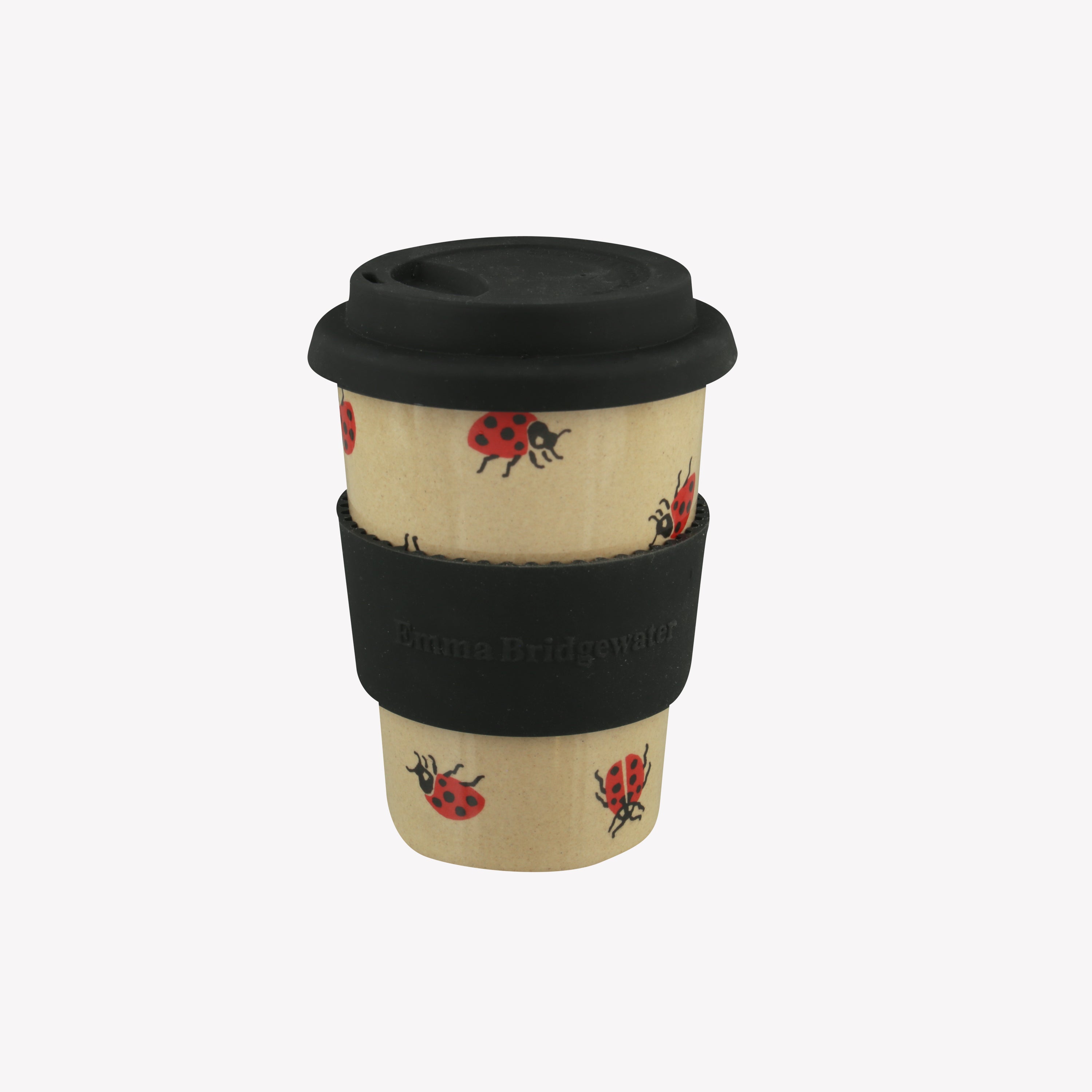 Emma Bridgewater  Ladybird Rice Husk Travel Cup Earthenware