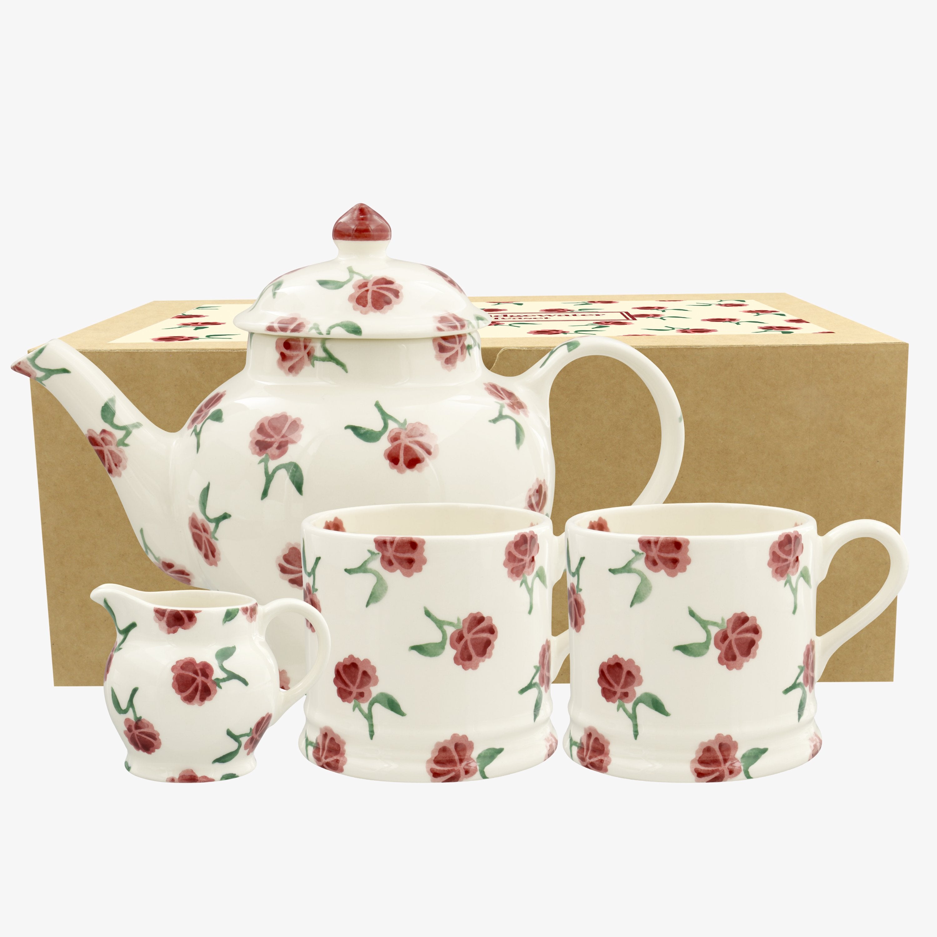 Little Pink Rose 2 Mug Tea Set Boxed