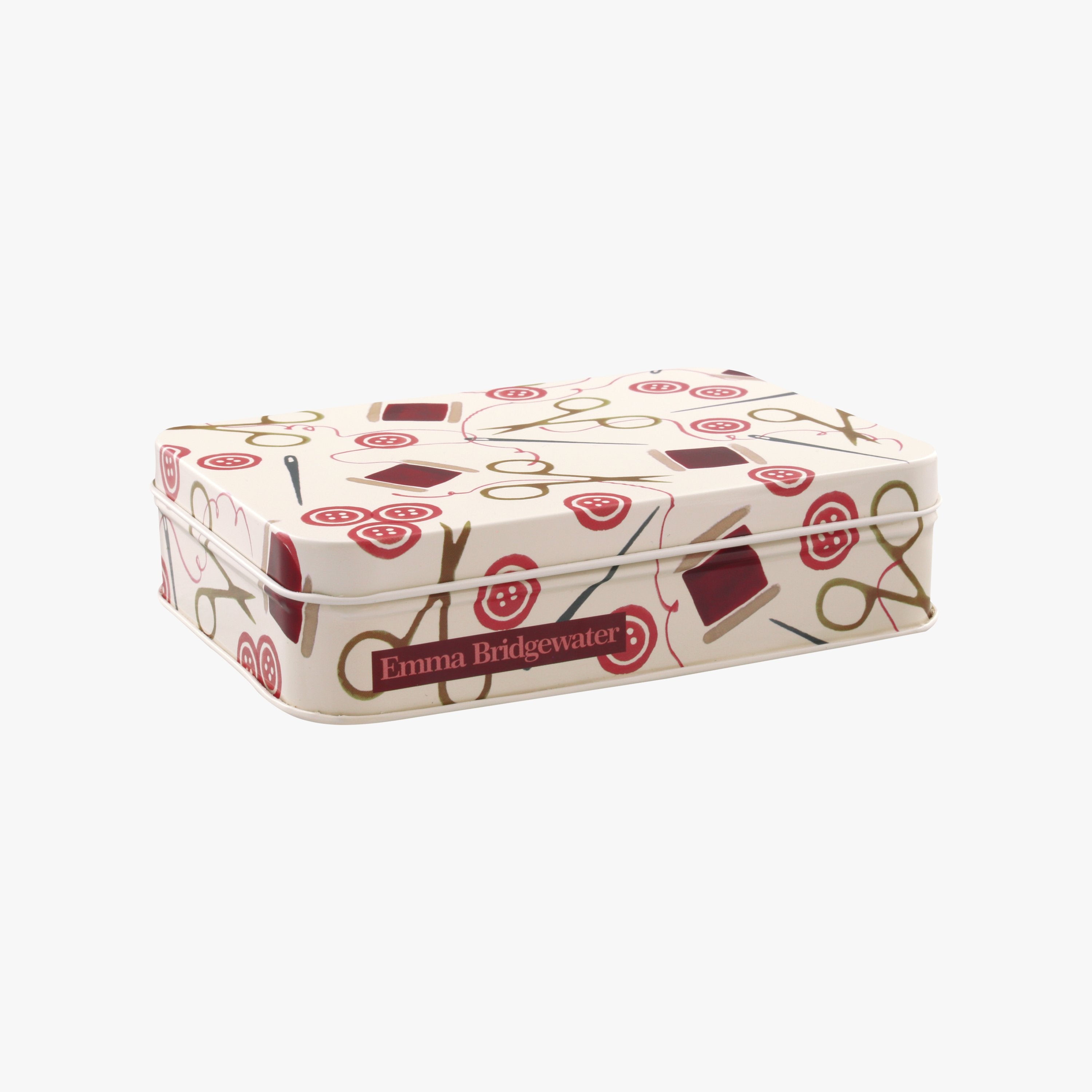 Emma Bridgewater  Pink Crafting Small Shallow Tin