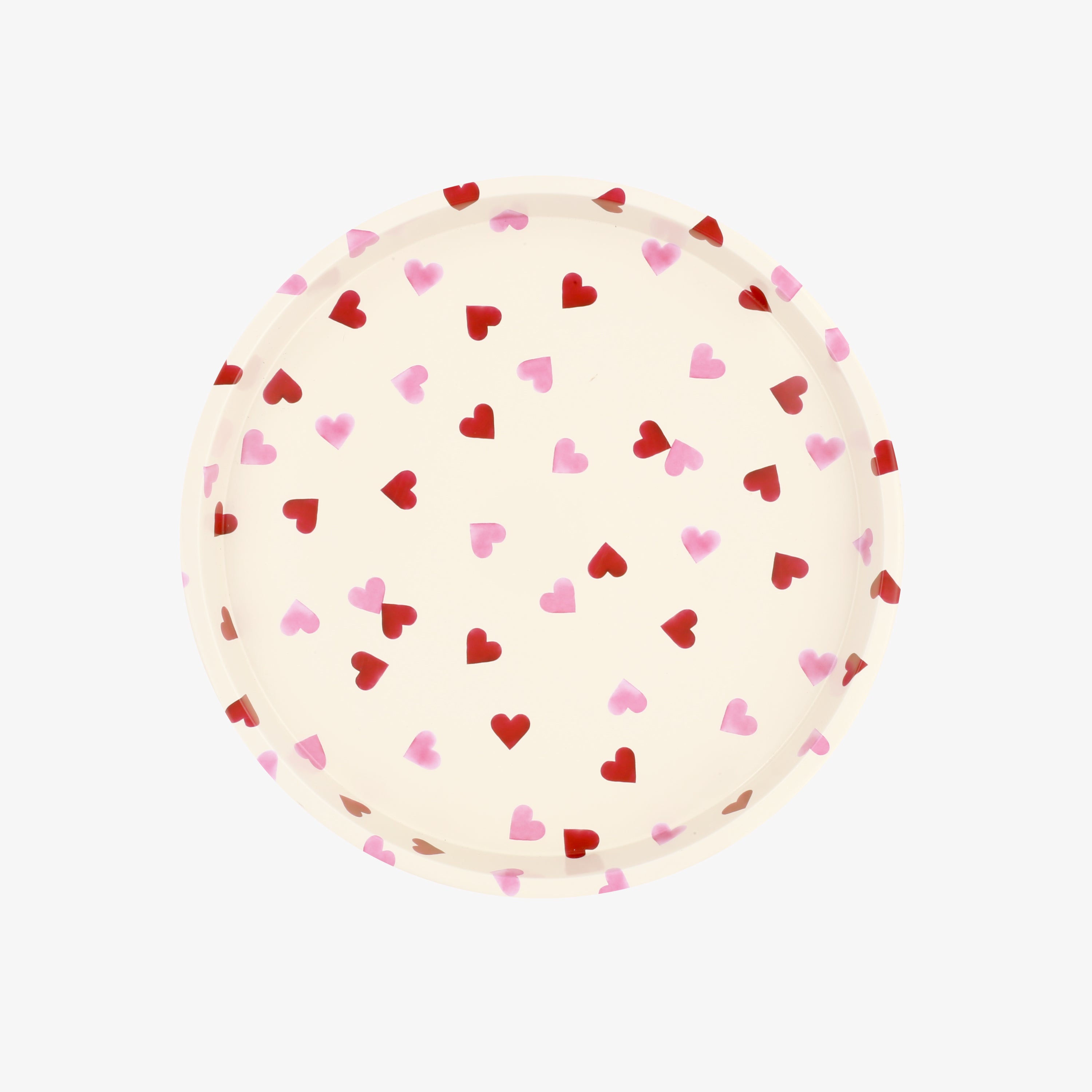 Emma Bridgewater |  Pink Hearts Round Tin Tray