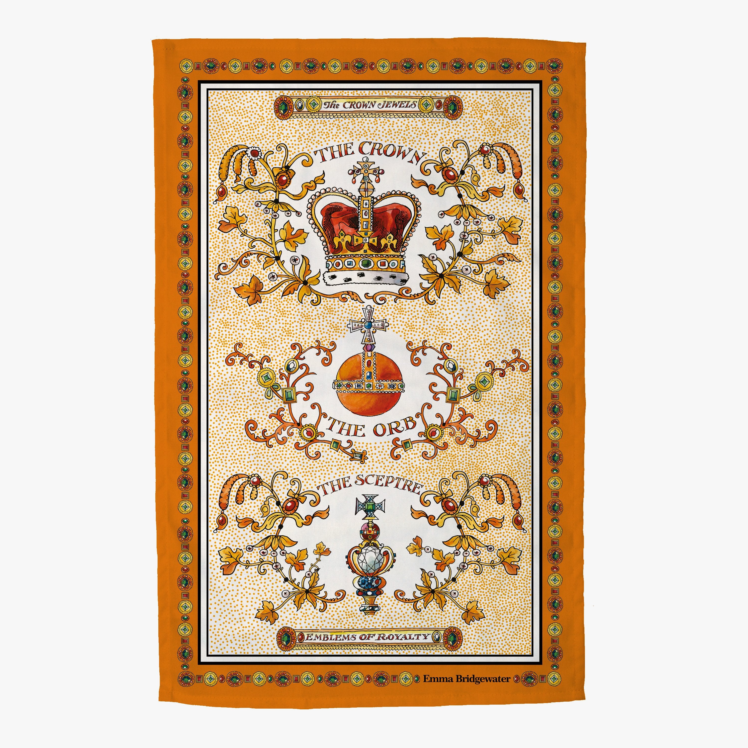 The Crown Jewels Tea Towel