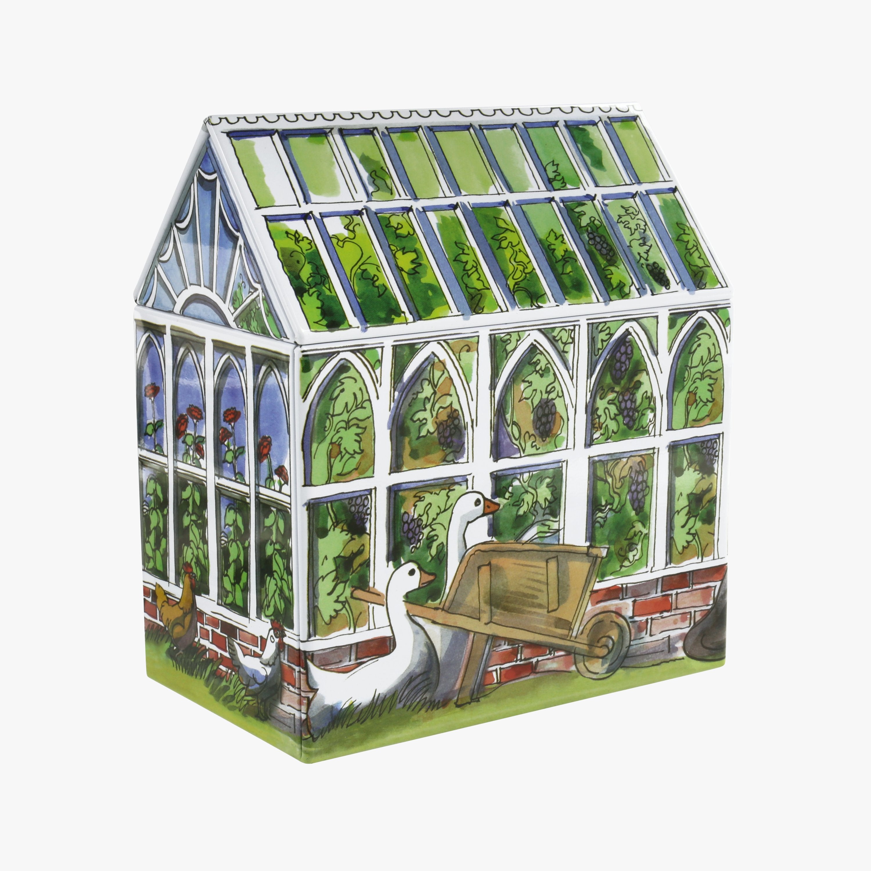 Year In The Country Greenhouse Medium House Tin