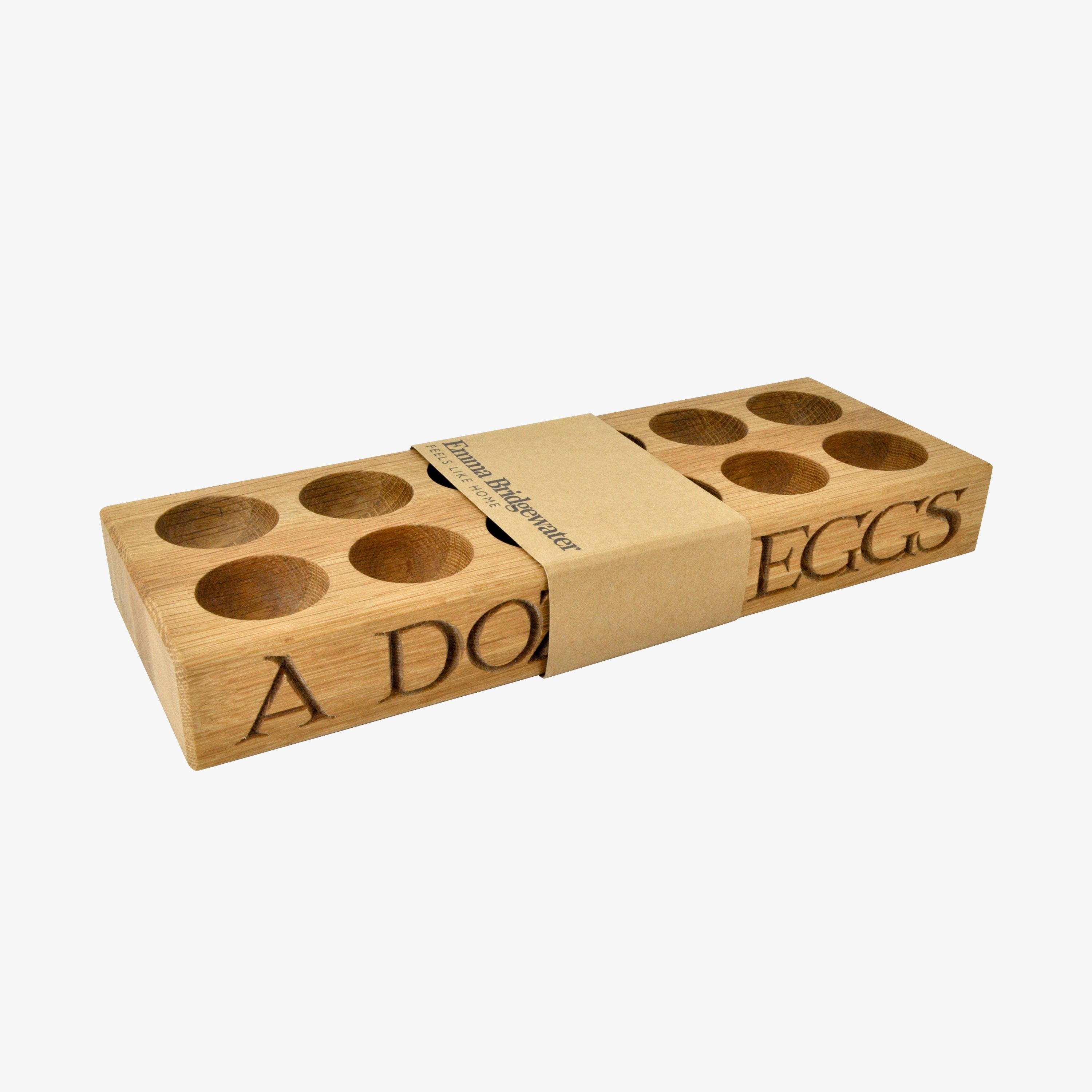 Emma Bridgewater |  Black Toast Wooden Eggs Holder