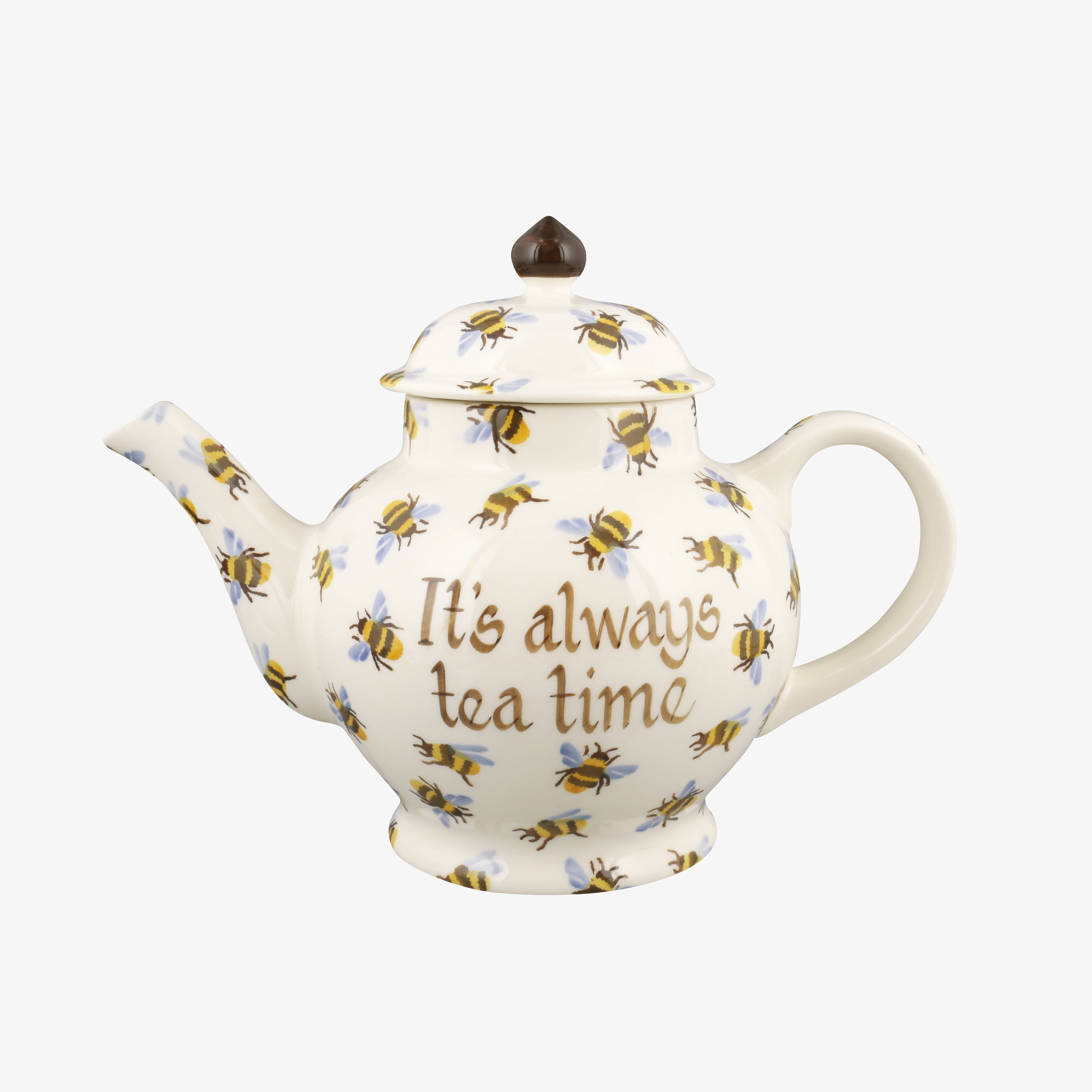 Personalised Bumblebee 4 Mug Teapot  - Customise Your Own Pottery Earthenware  | Emma Bridgewater