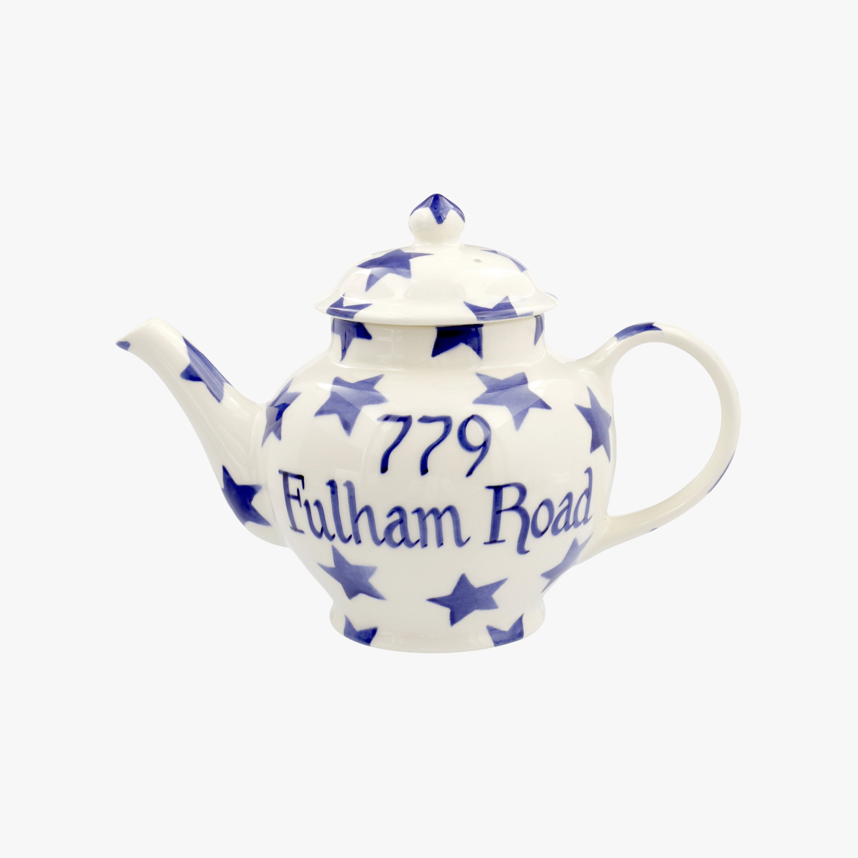 Personalised Blue Star 2 Mug Teapot  - Customise Your Own Pottery Earthenware  | Emma Bridgewater