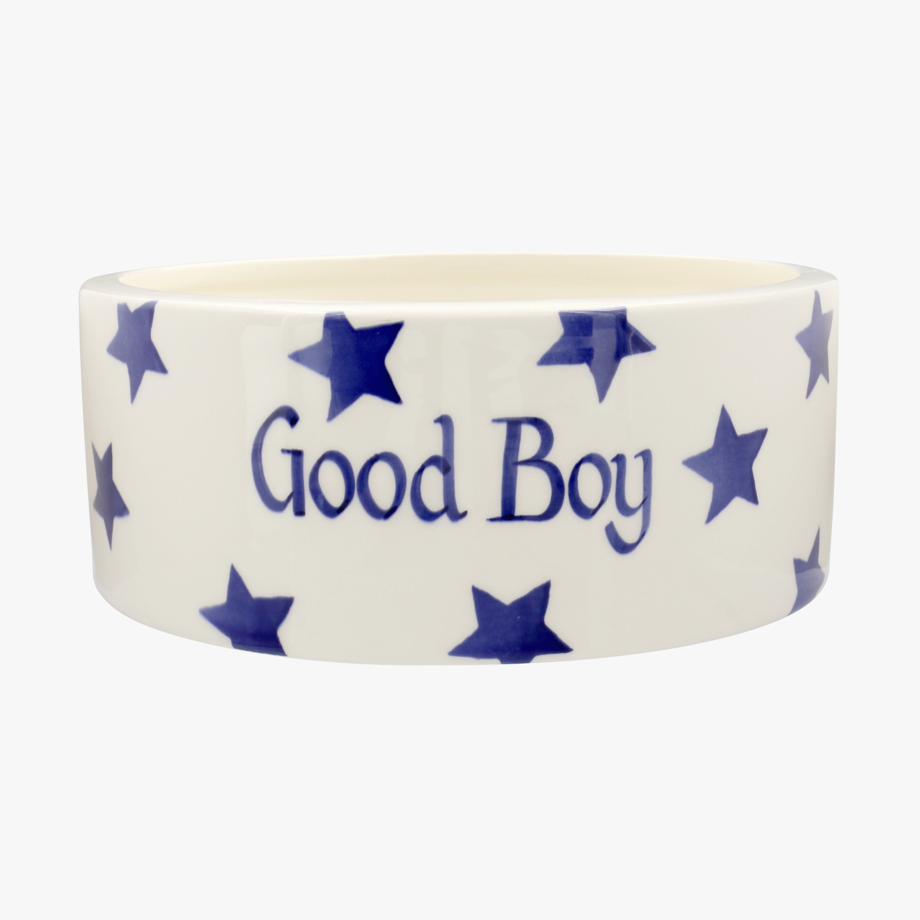 Personalised Blue Star Large Pet Bowl