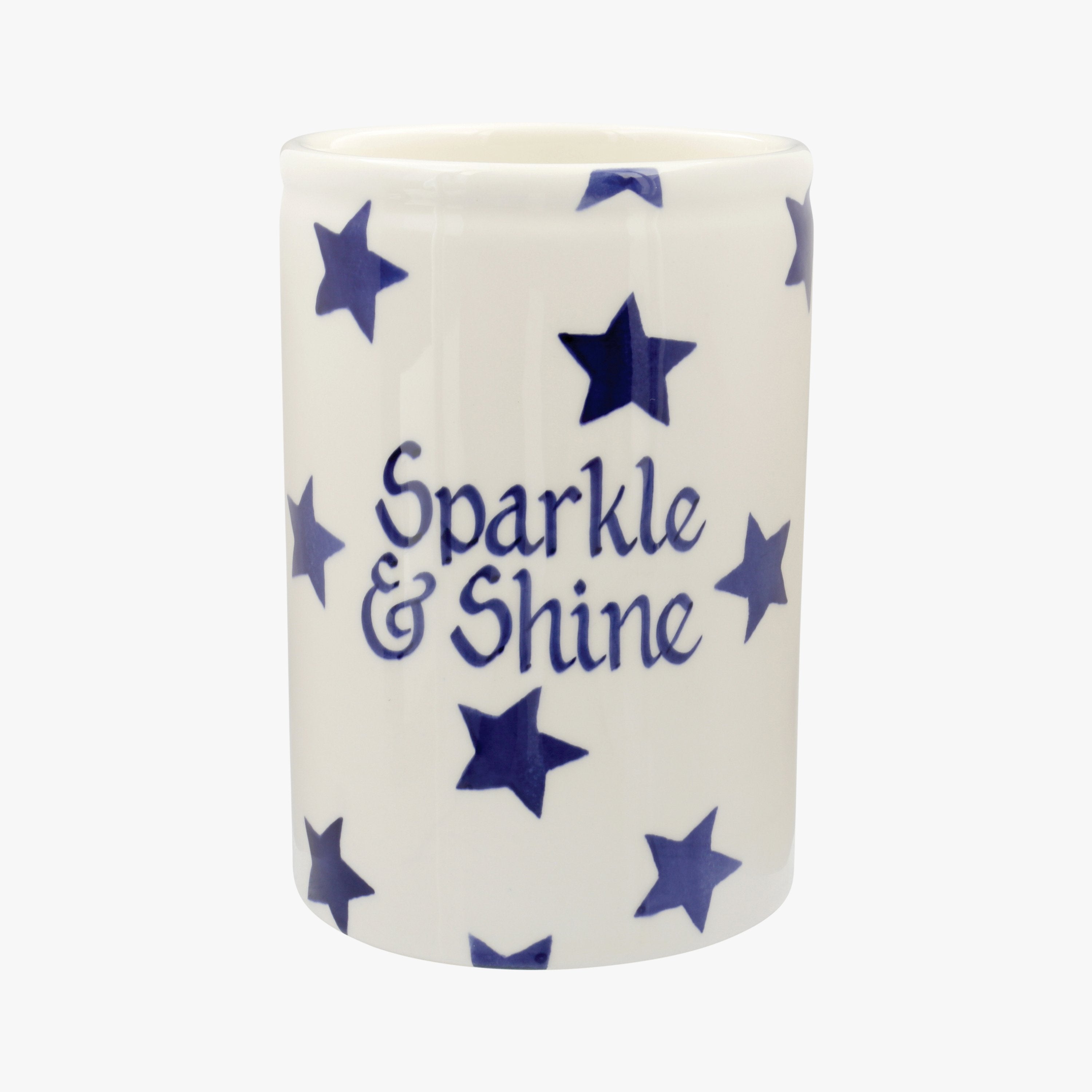 Personalised Blue Star Medium Vase  - Customise Your Own Pottery  | Emma Bridgewater