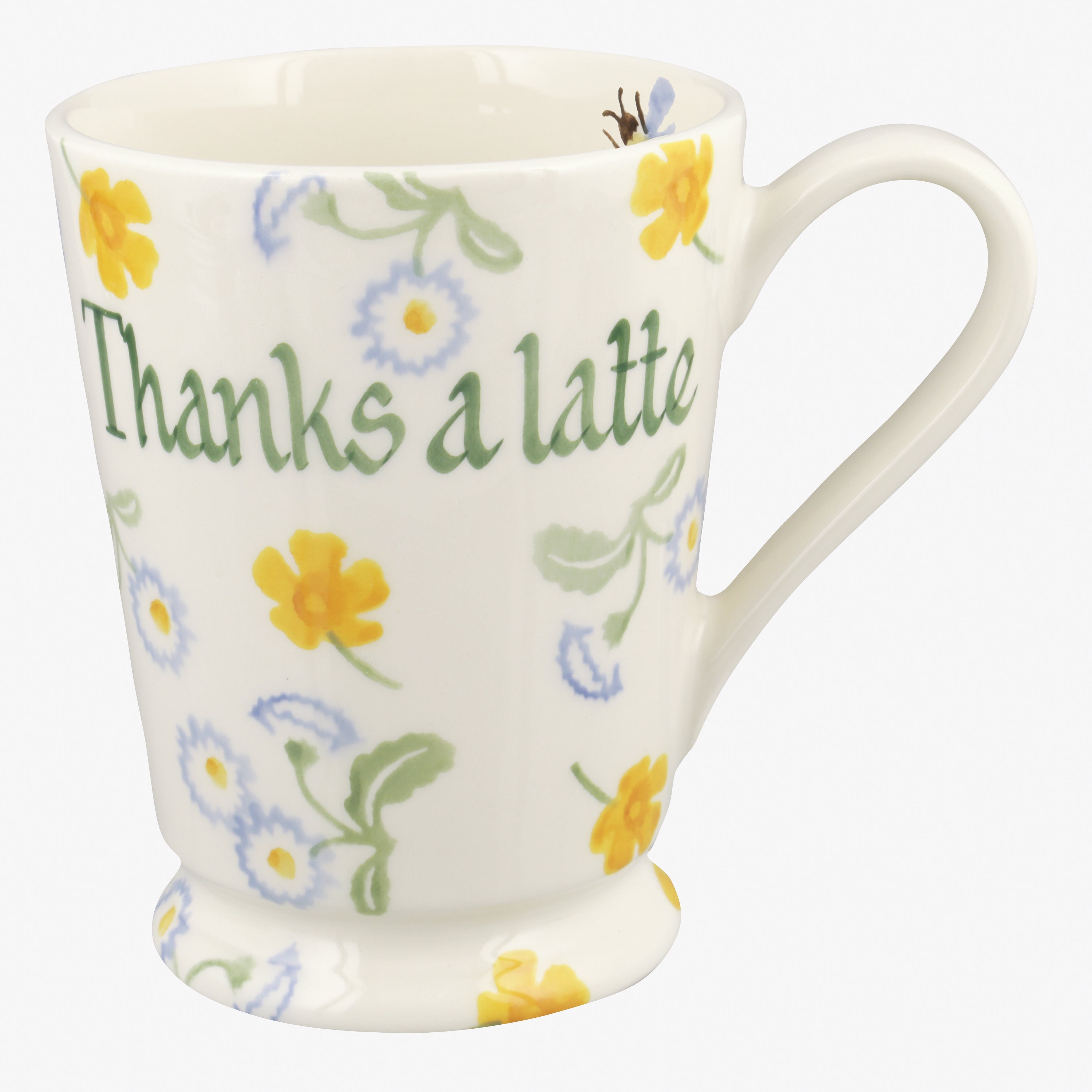 Personalised Buttercup & Daisies Cocoa Mug  - Customise Your Own Pottery Earthenware  | Emma Bridgew