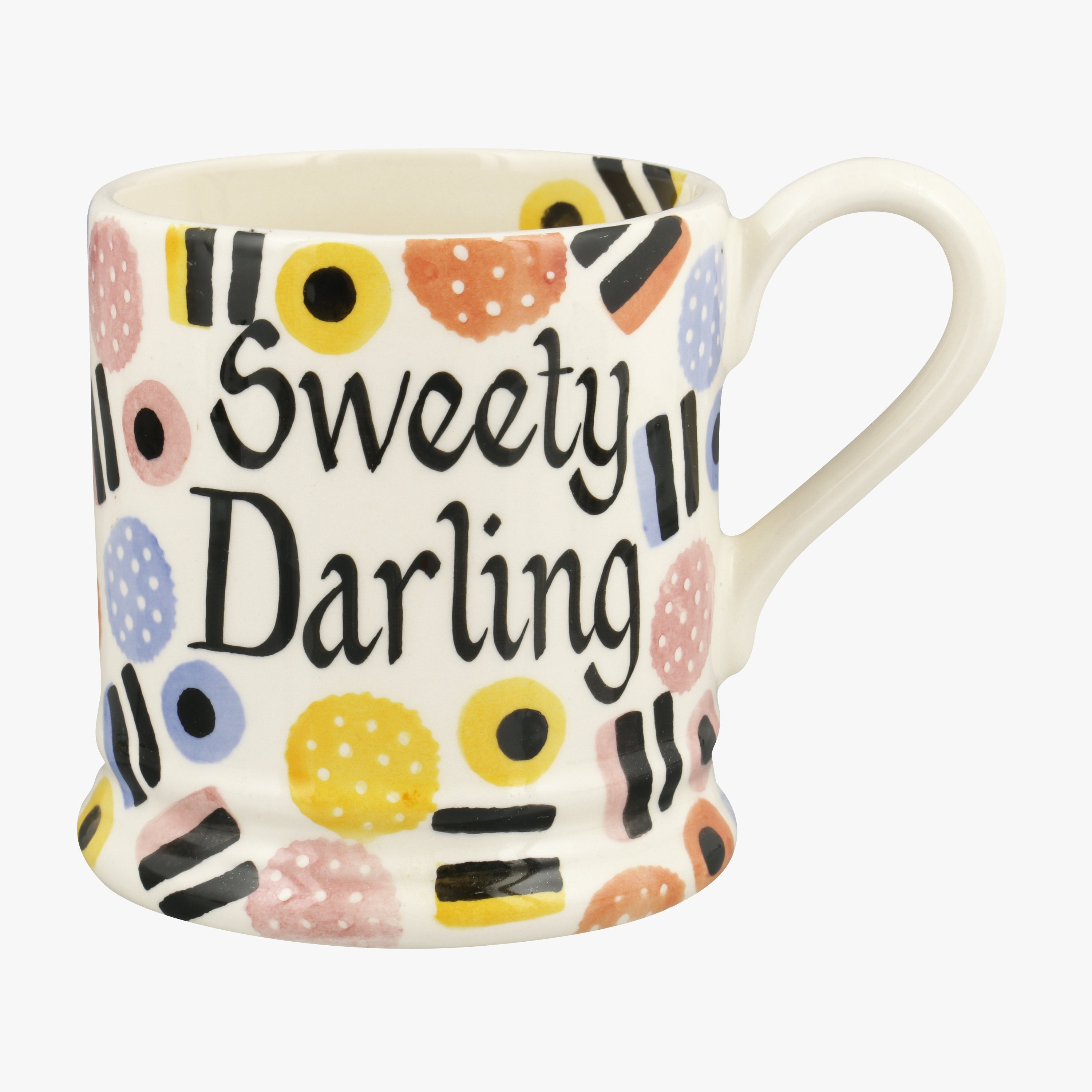 Personalised Liquorice 1/2 Pint Mug  - Customise Your Own Pottery Earthenware  | Emma Bridgewater