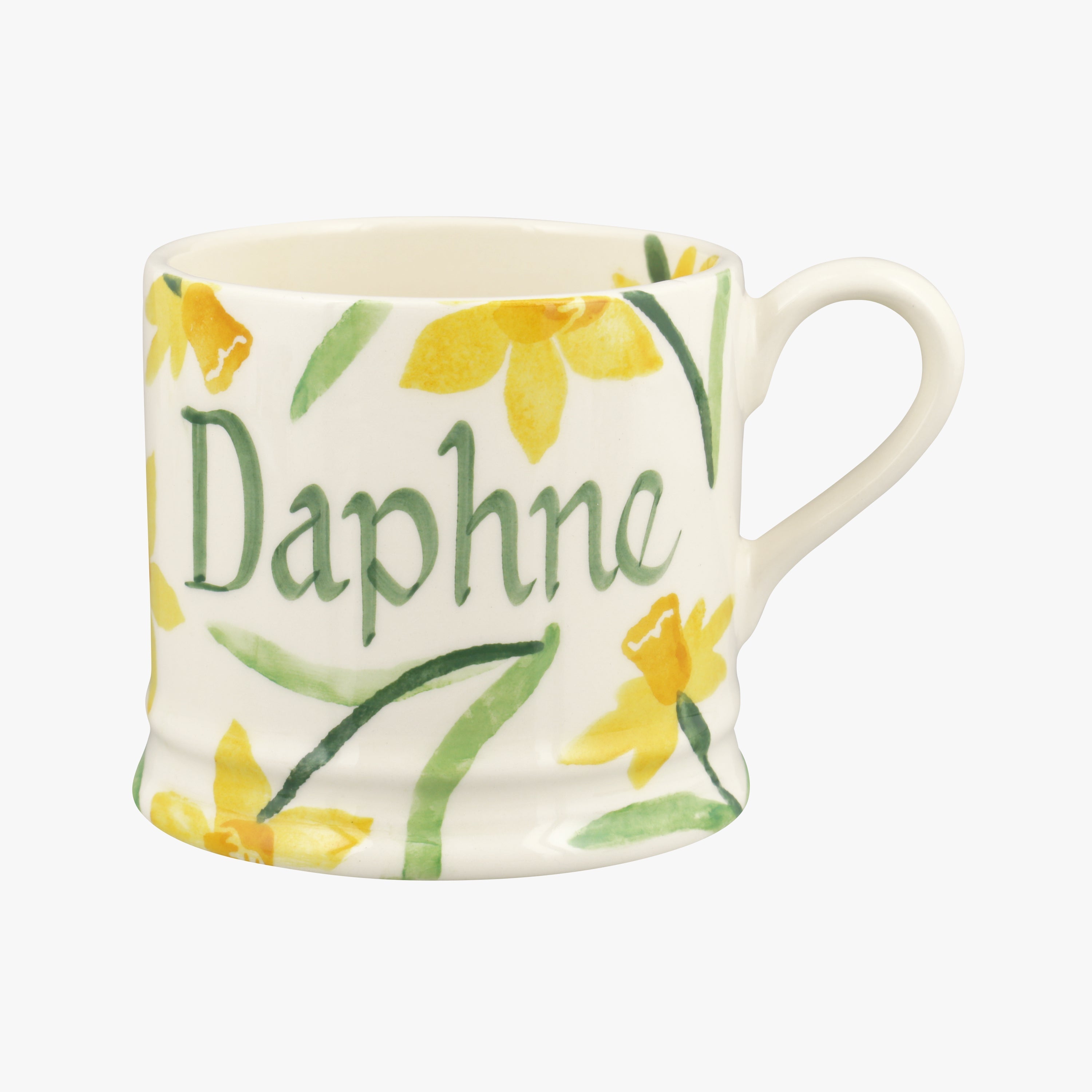 Personalised Little Daffodils Small Mug  - Customise Your Own Pottery Earthenware  | Emma Bridgewate