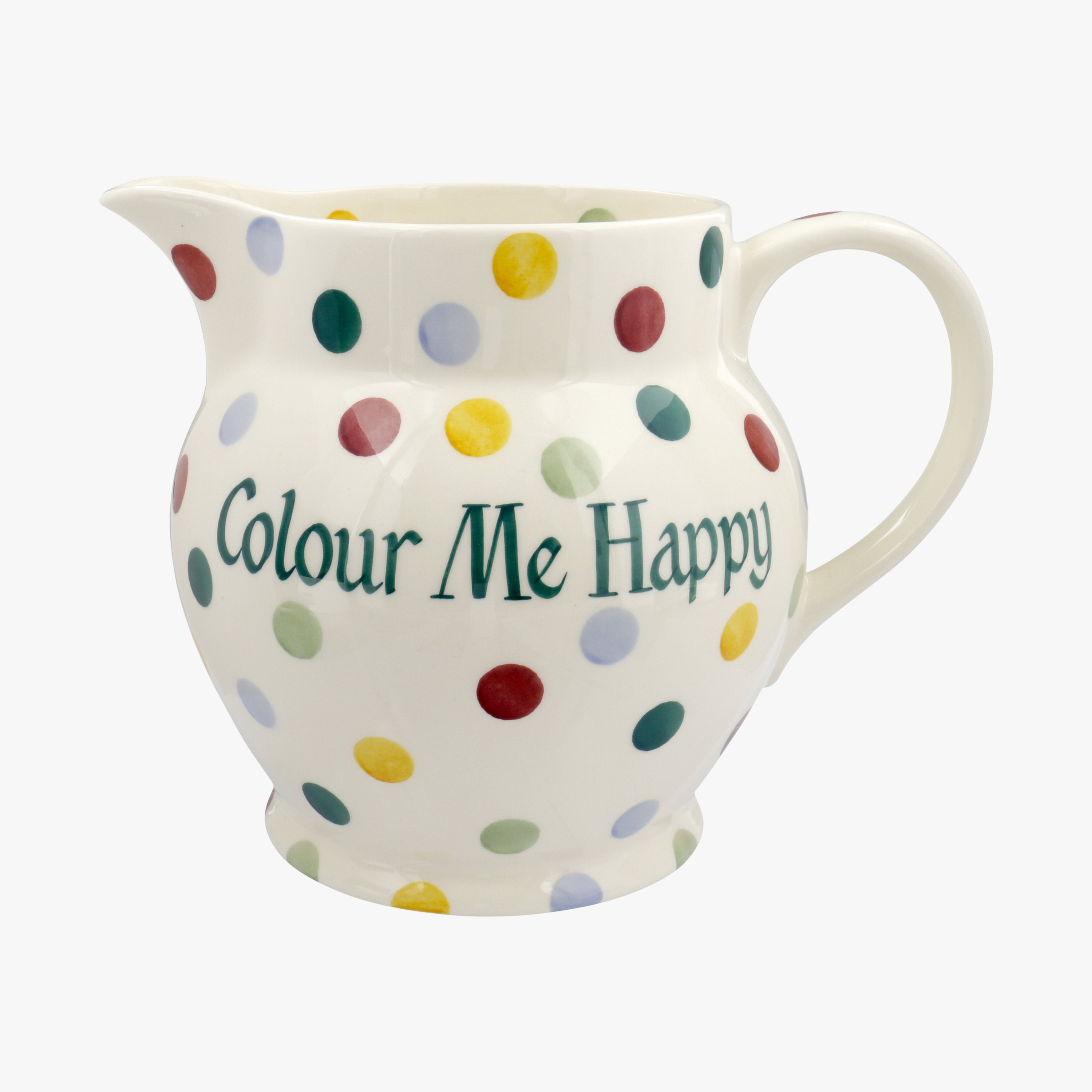 Personalised Polka Dot 3 Pint Jug  - Customise Your Own Pottery Earthenware  | Emma Bridgewater