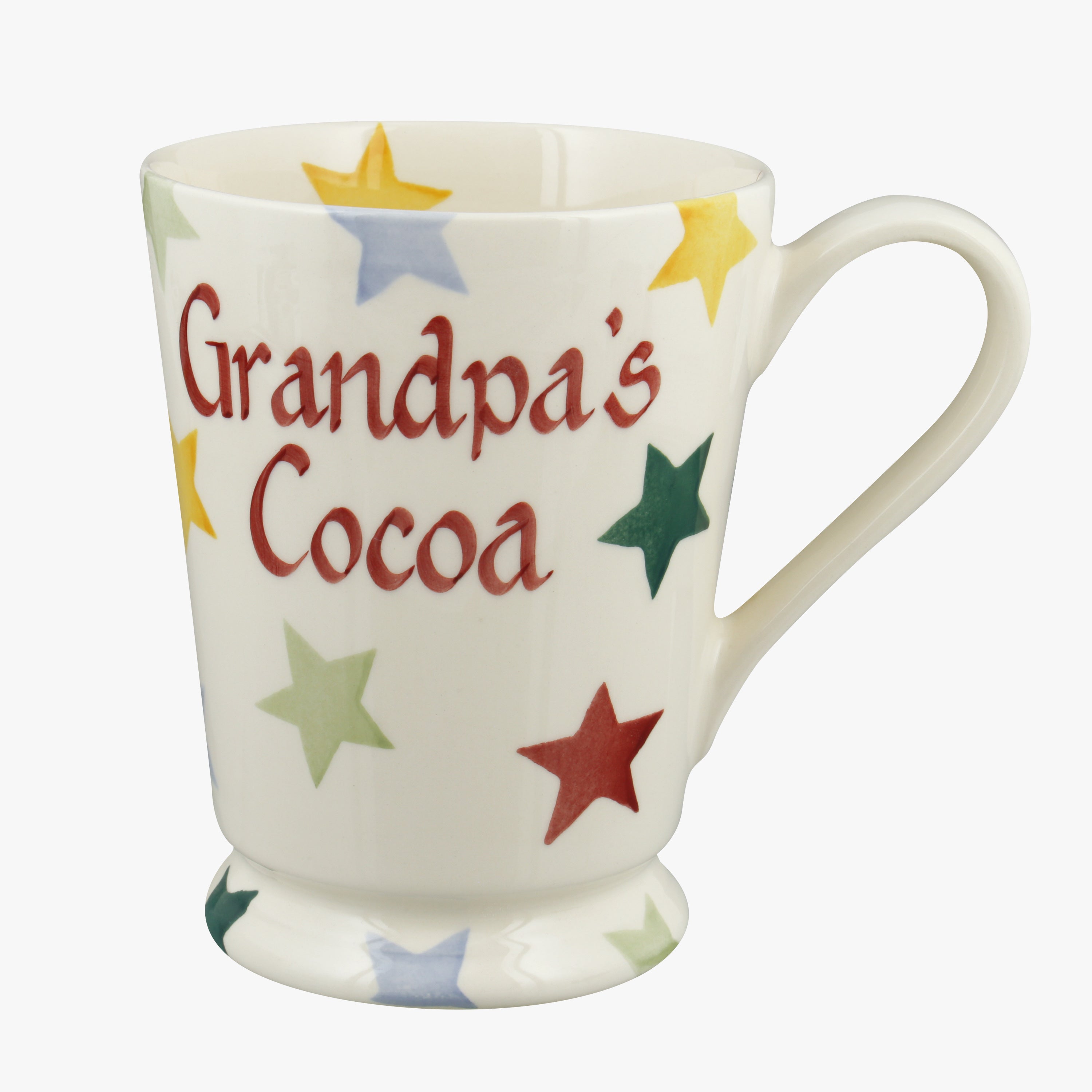 Personalised Polka Star Cocoa Mug  - Customise Your Own Pottery Earthenware  | Emma Bridgewater