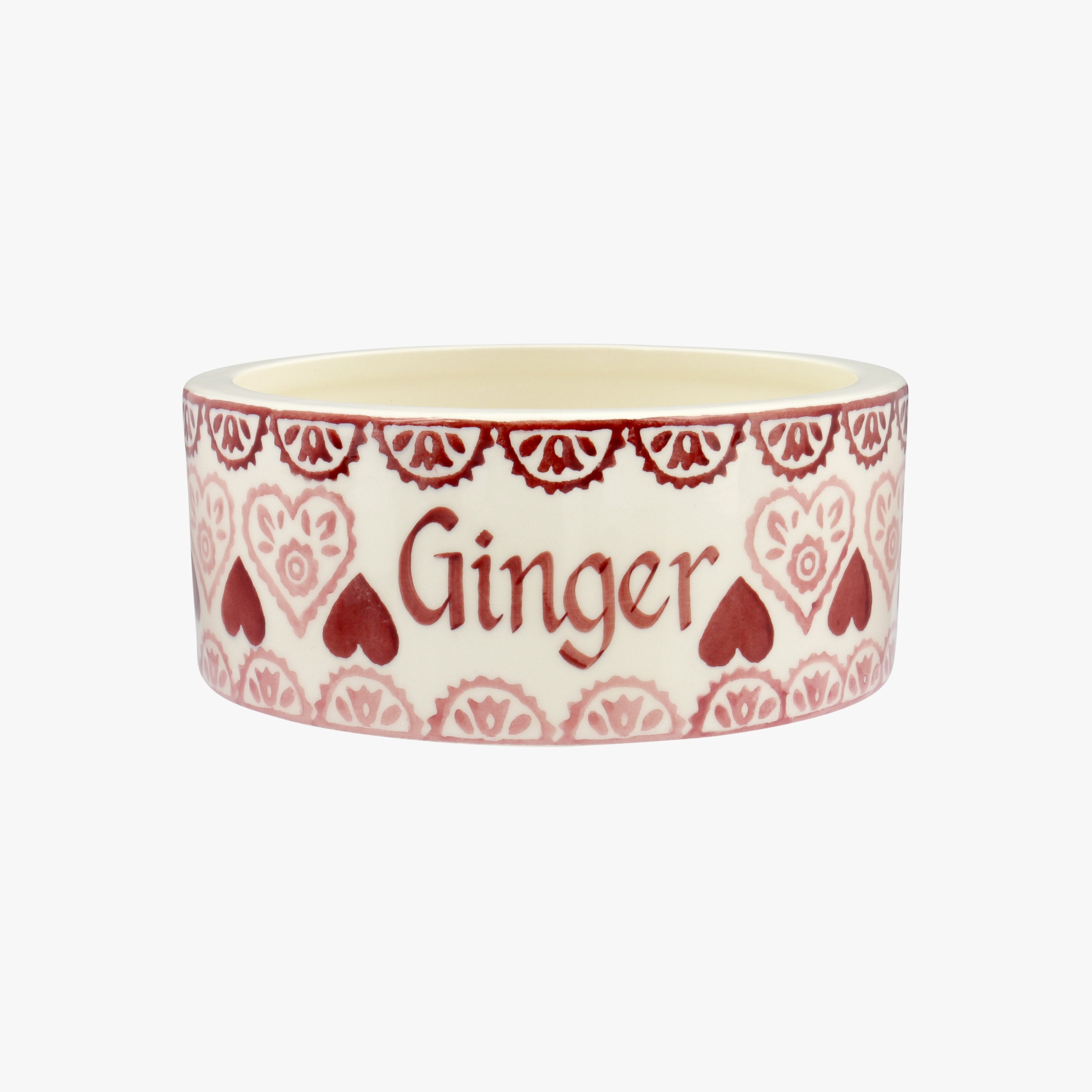 Personalised Sampler Small Pet Bowl  - Customise Your Own Pottery Earthenware  | Emma Bridgewater