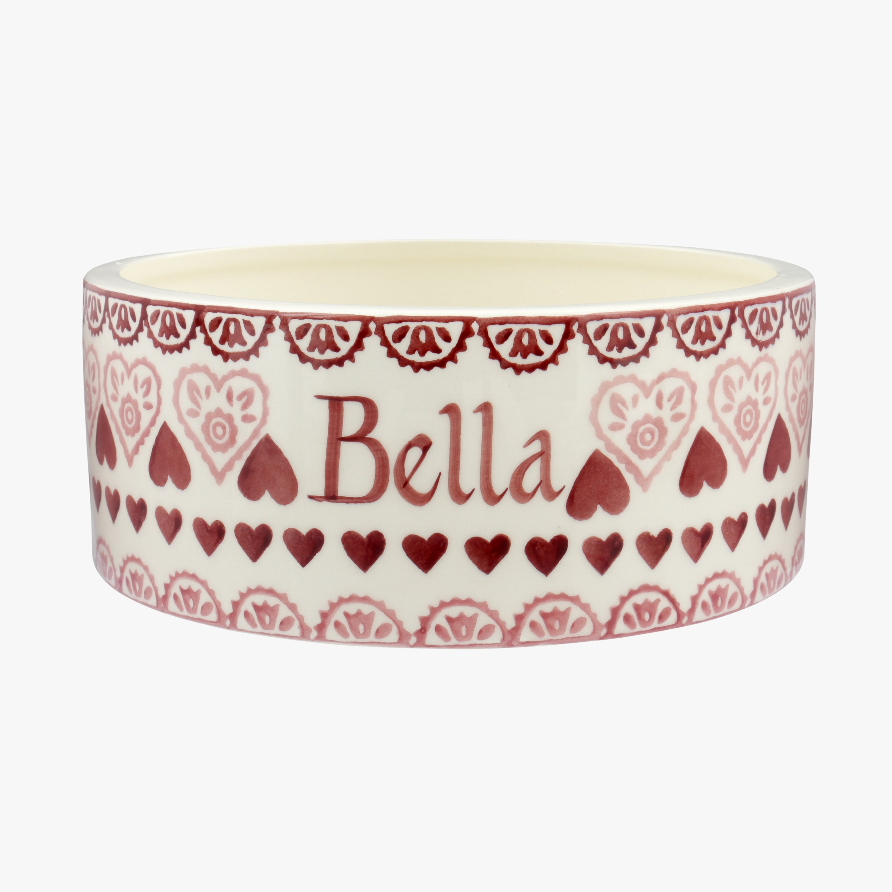 Personalised Sampler Large Pet Bowl  - Customise Your Own Pottery Earthenware  | Emma Bridgewater