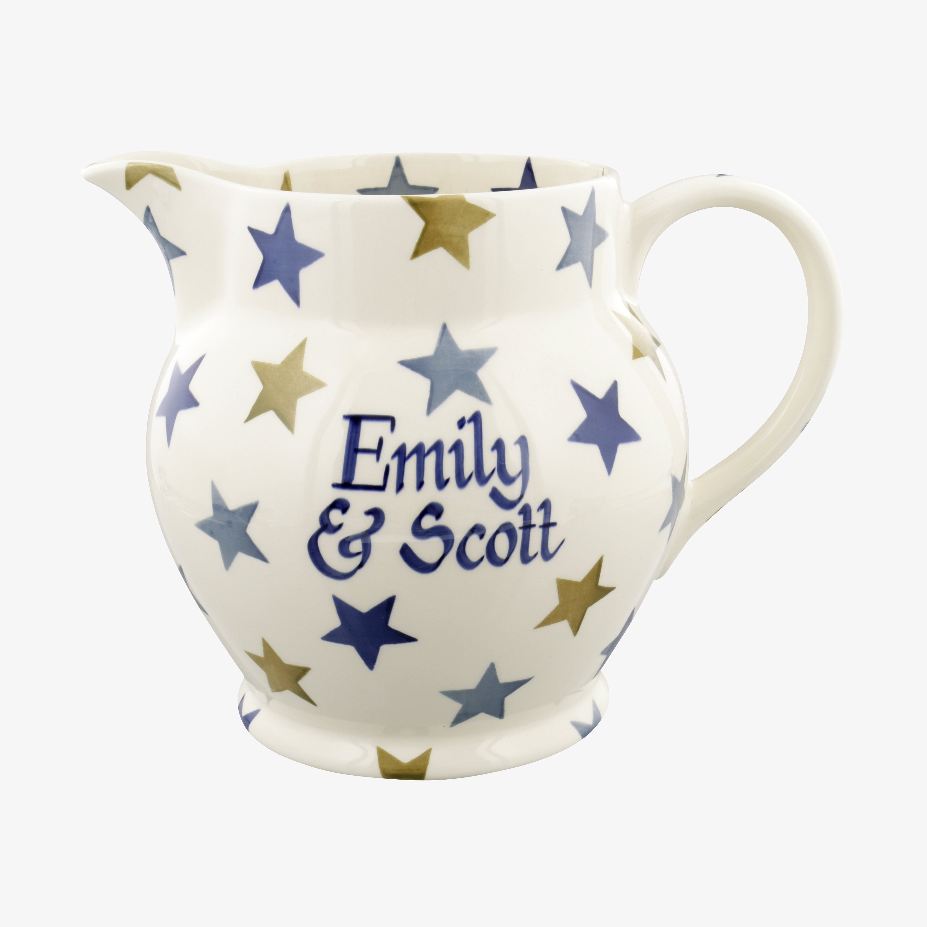 Personalised Stormy Stars 3 Pint Jug  - Customise Your Own Pottery Earthenware  | Emma Bridgewater