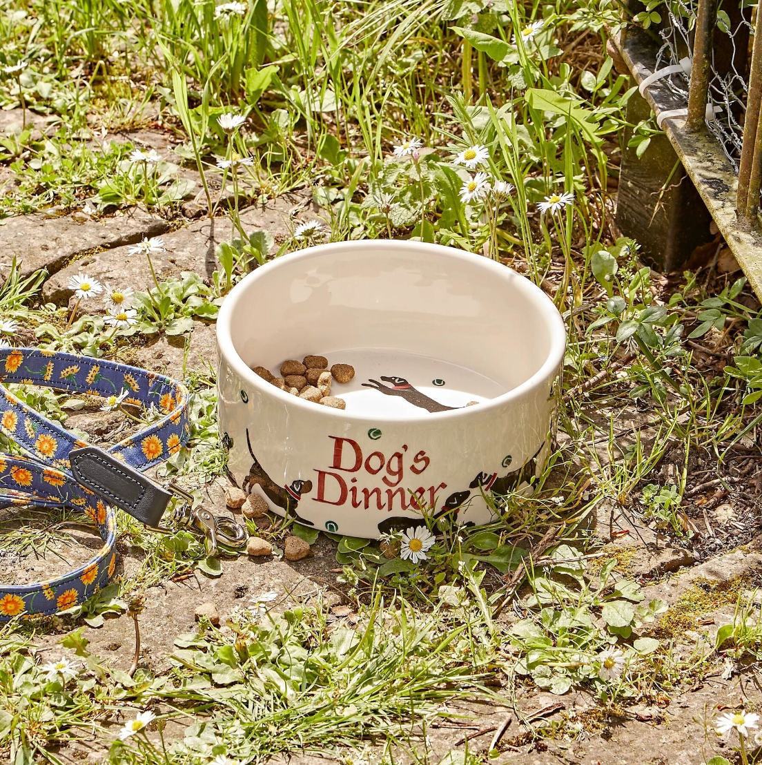 Personalised Black Labrador Large Pet Bowl