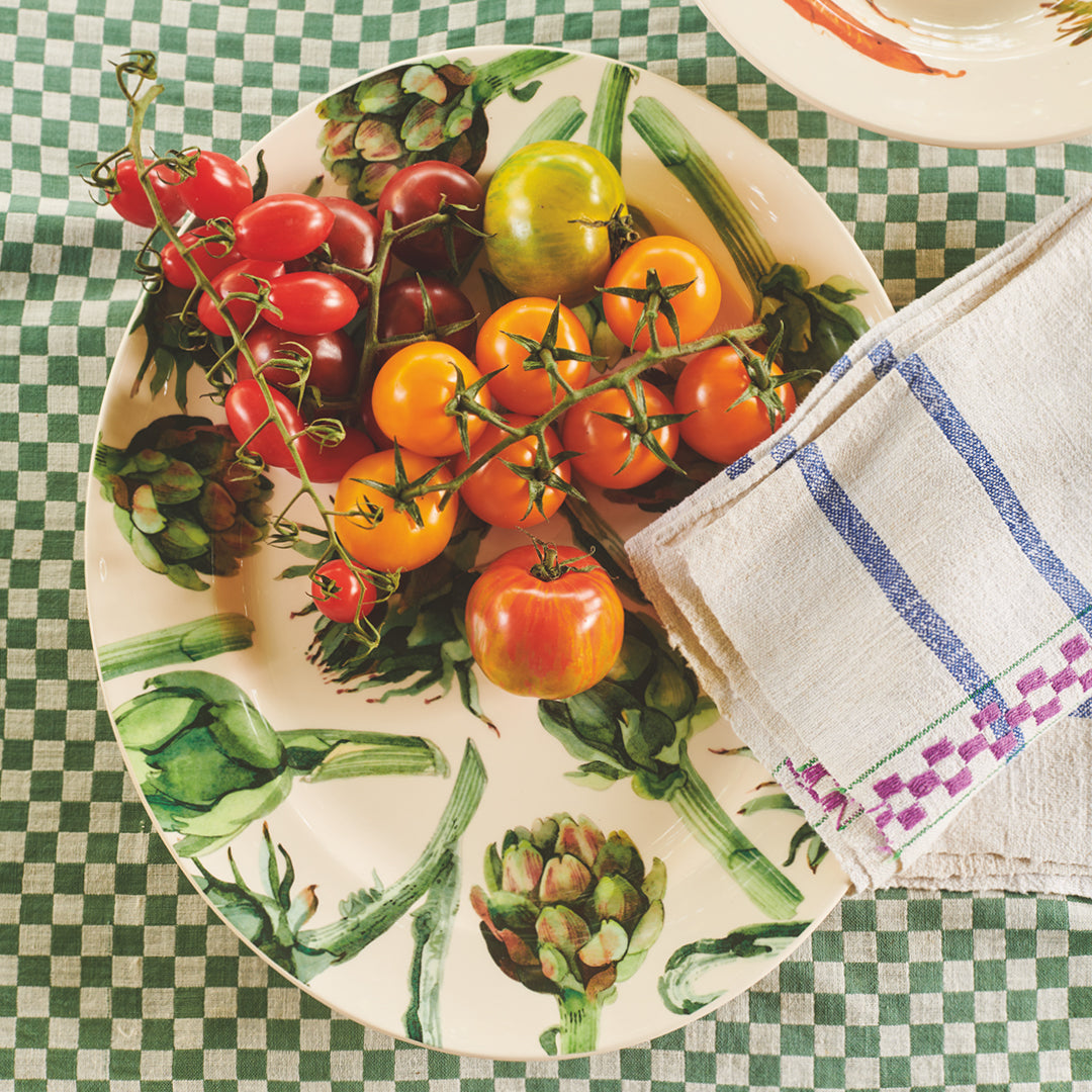 Artichoke Medium Oval Platter