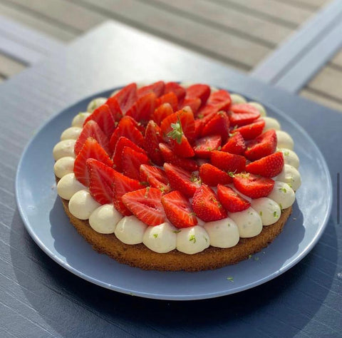 Tarte aux fraises et citron recette patisserie caen