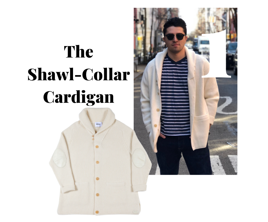 The Shawl Collar Cardigan