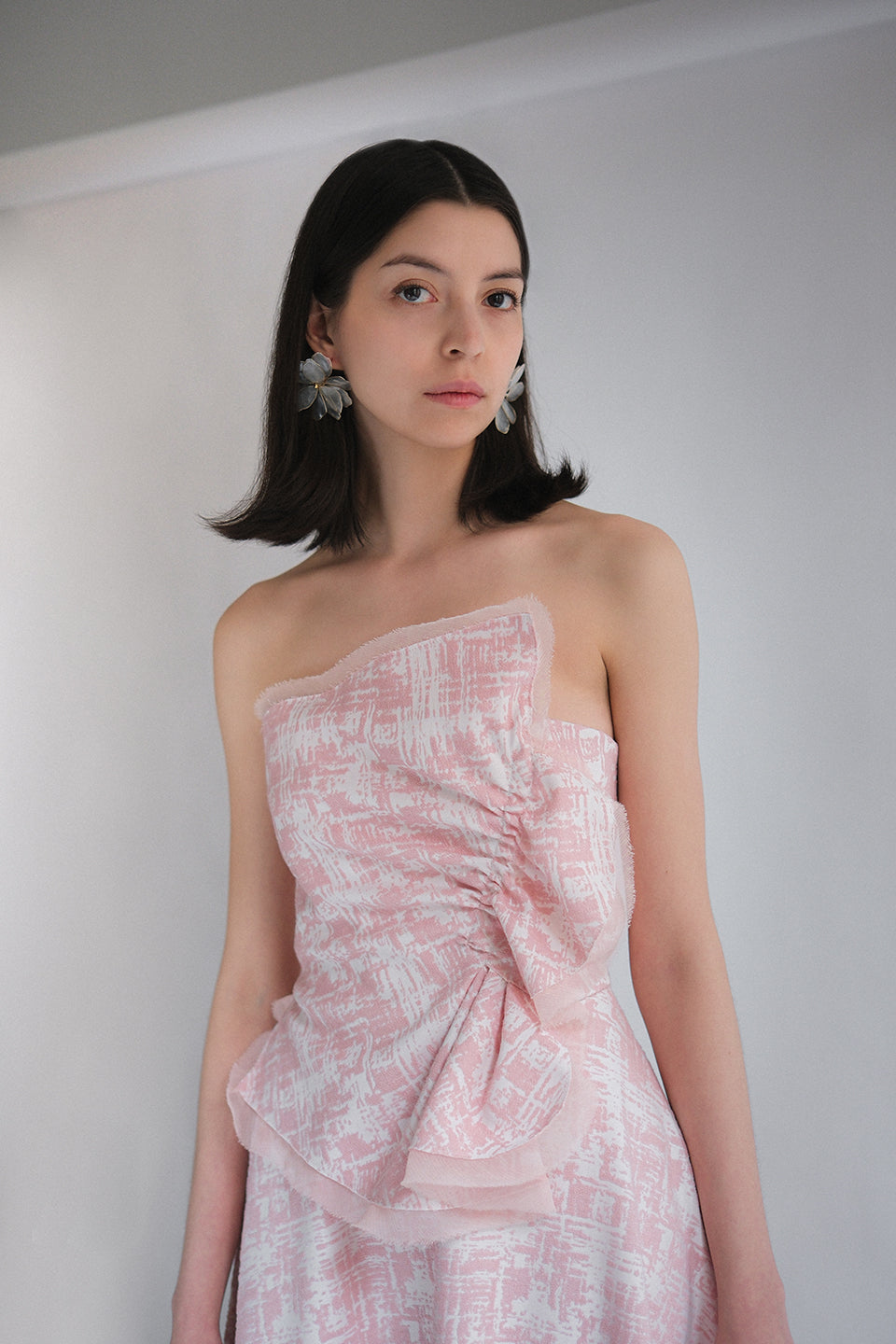 Cliora Gown in Textured Jacquard