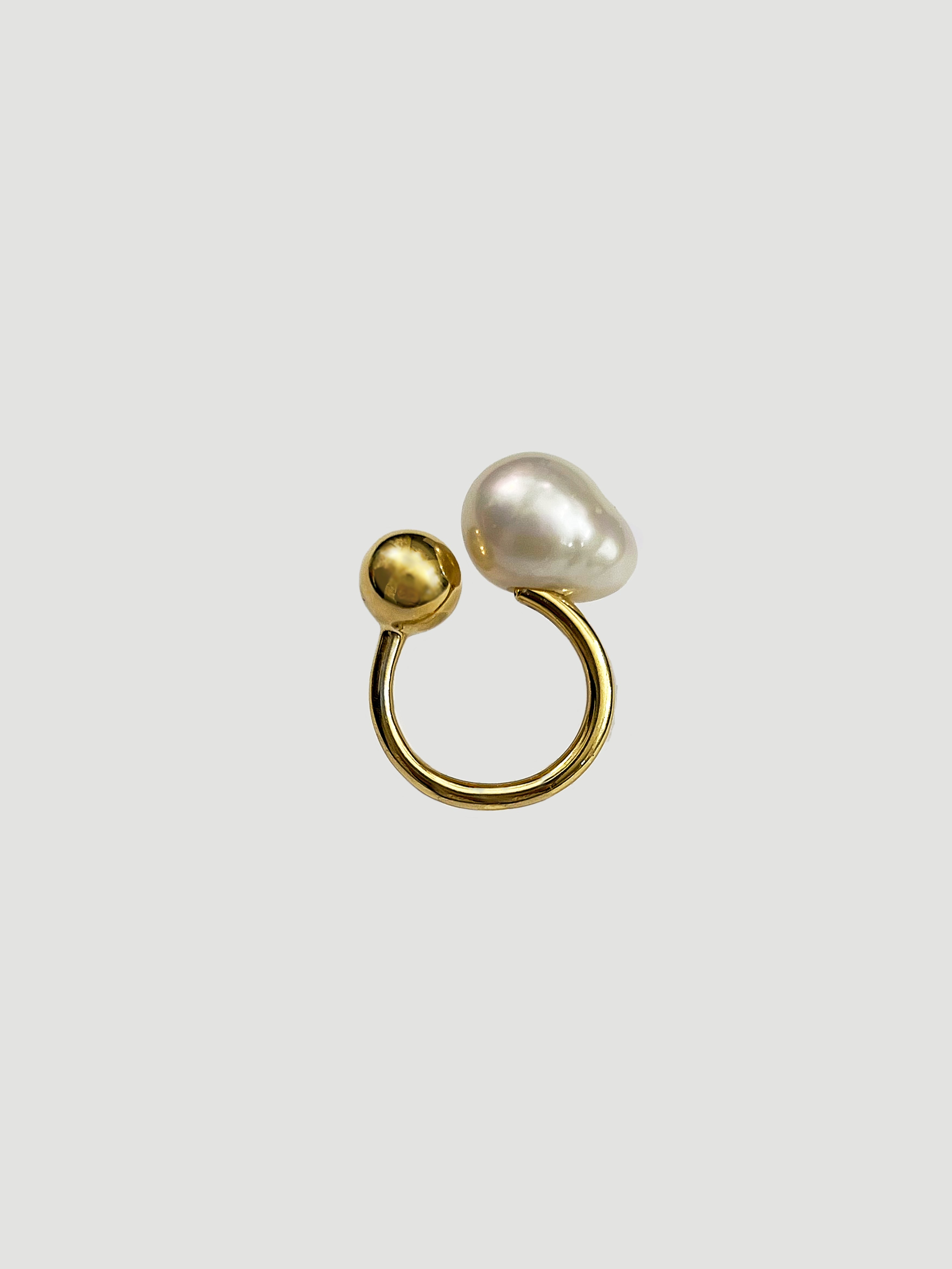Gaia baroque pearl ring – Yeon