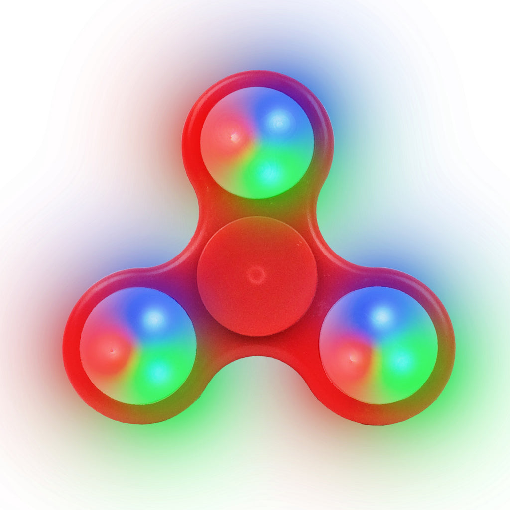 LED Fidget Spinner - Red – SpinnerGadgets.com