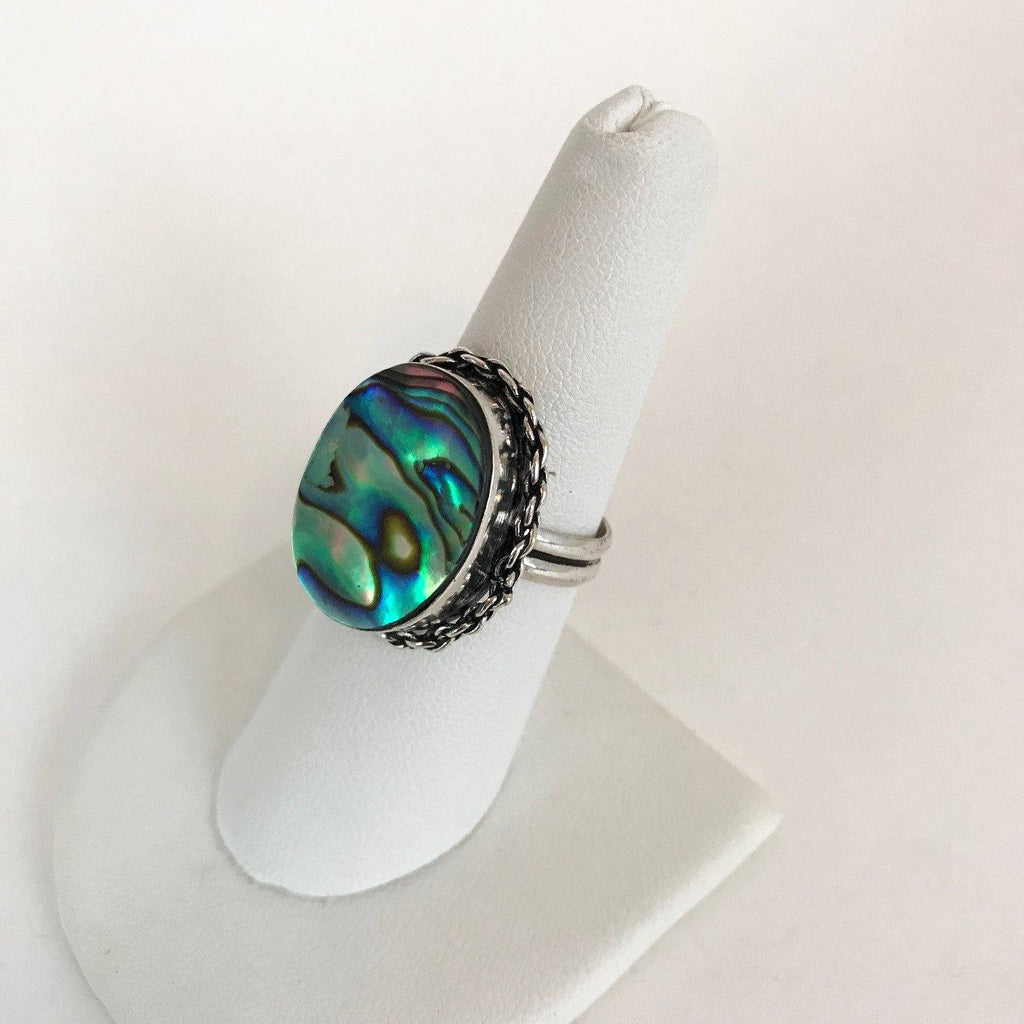 Sterling Silver and Abalone Ring