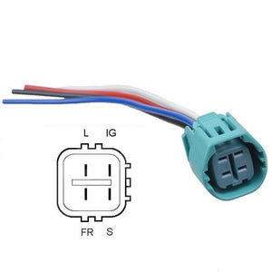 Alternator Plug Splice In 4 Wire Replacement Harness Repair
