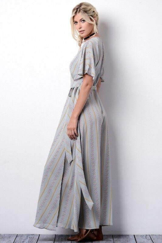 long dress kimono style