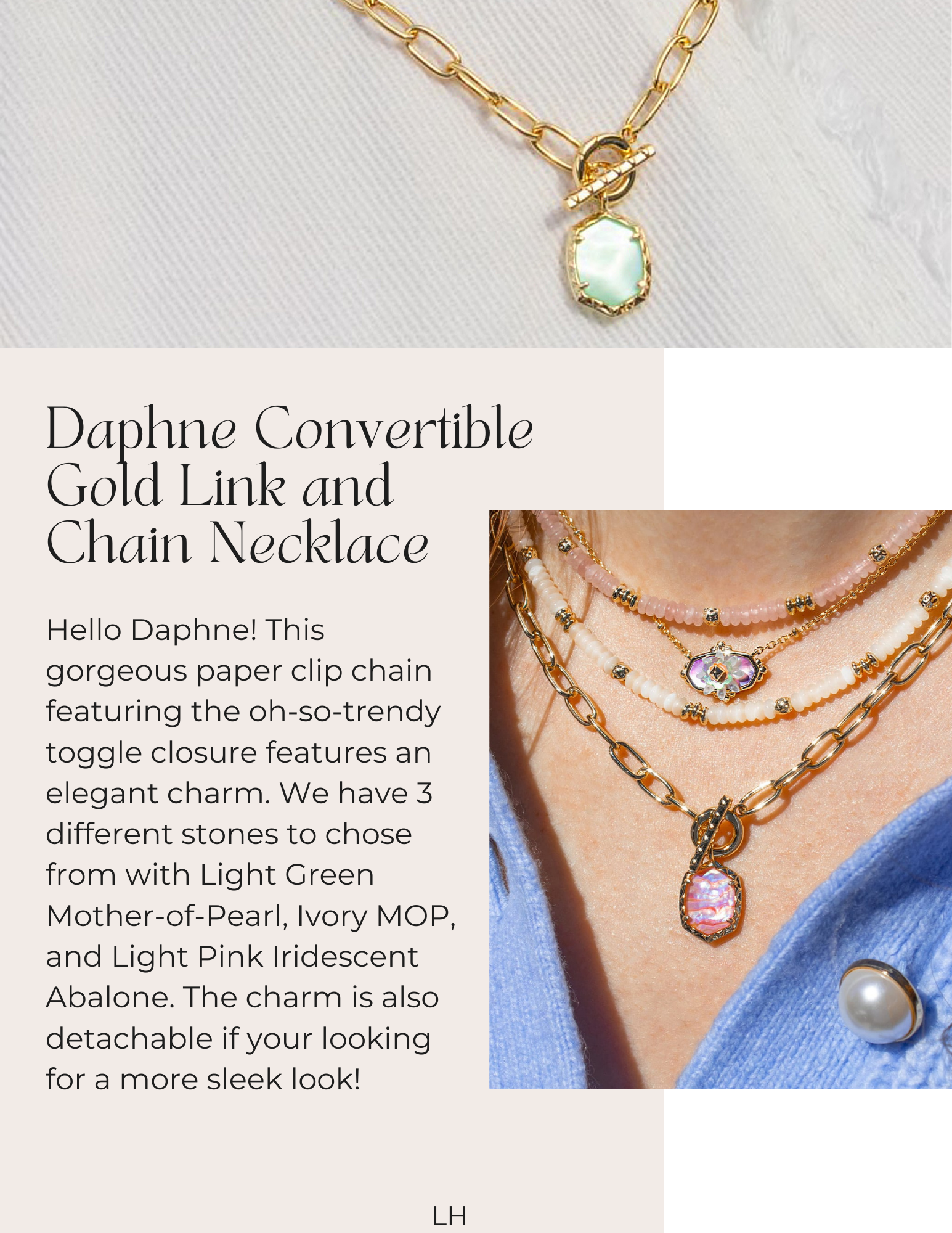 Daphne Pendant Necklace