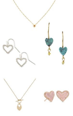 Heart Jewelry Collage