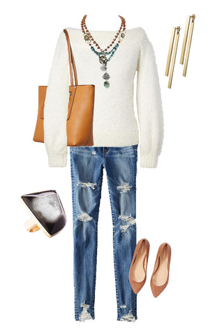 Cozy chic outfit