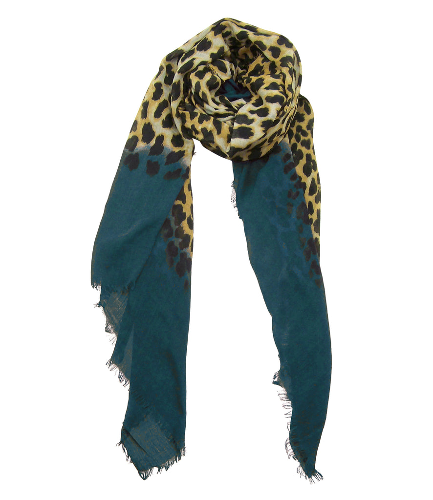 teal scarf