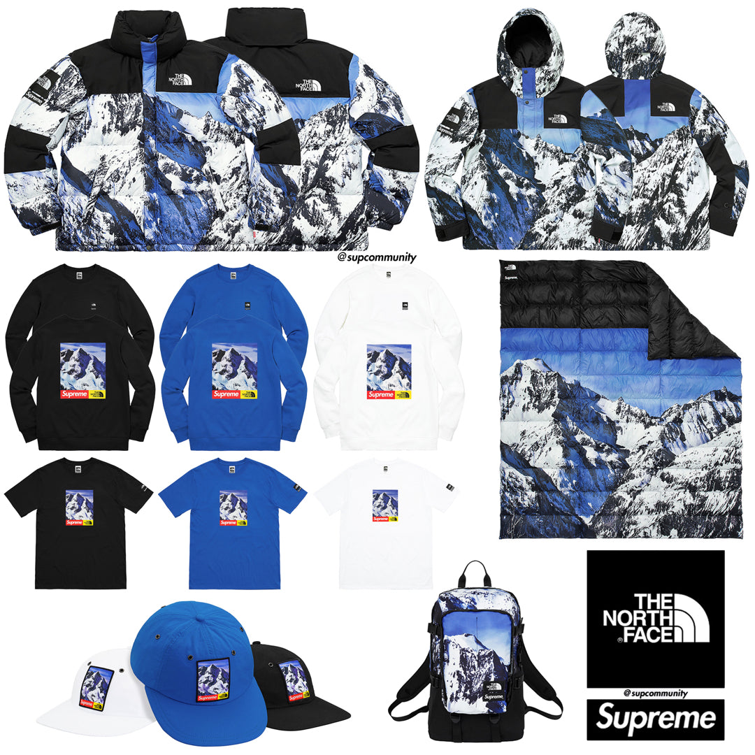 supreme x tnf fw17